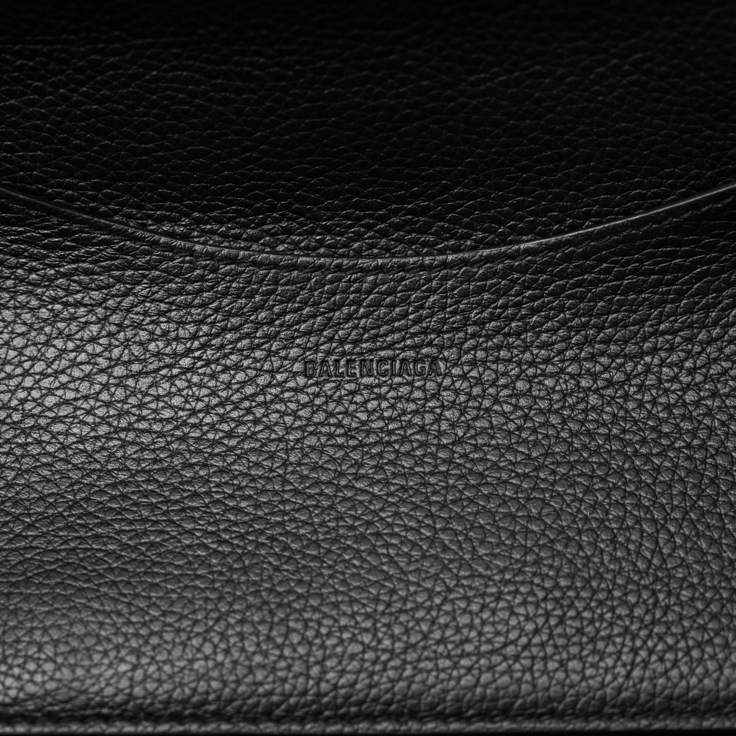 Grained Calfskin Black Hardware Neo Classic City Black