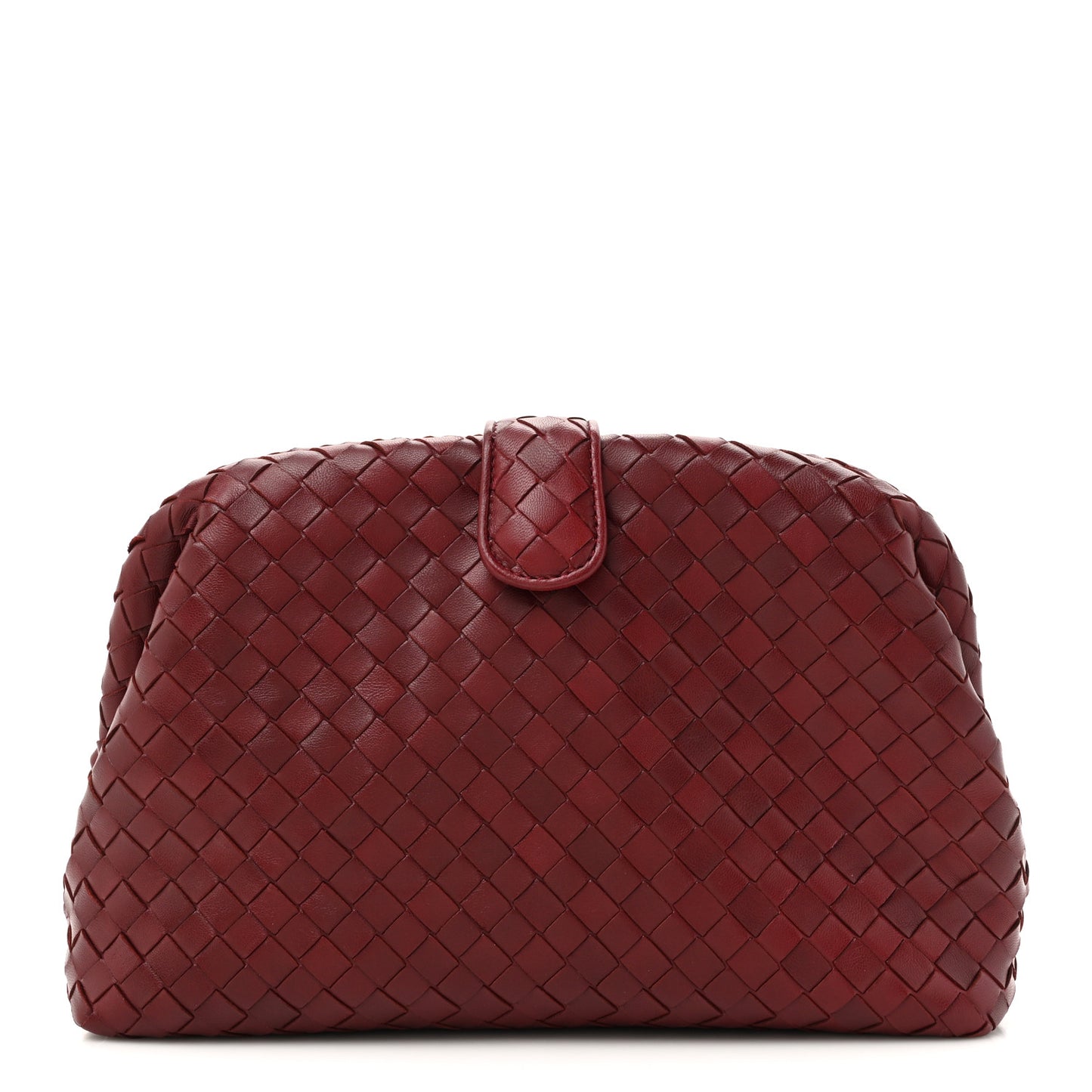 Nappa Intrecciato The Lauren 1980 Clutch Gigolo Red