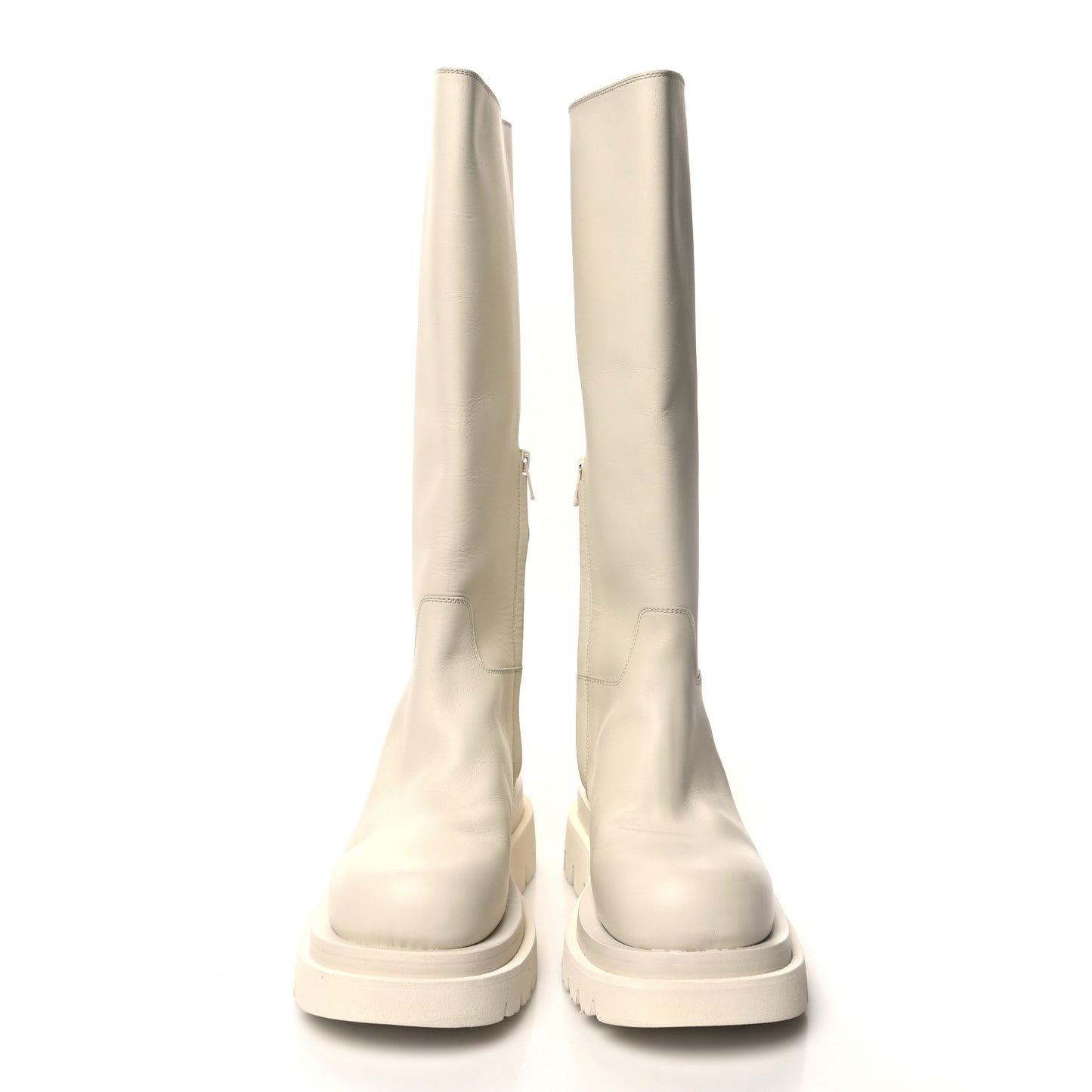Calfskin The Lug High Boots 36 Sea Salt