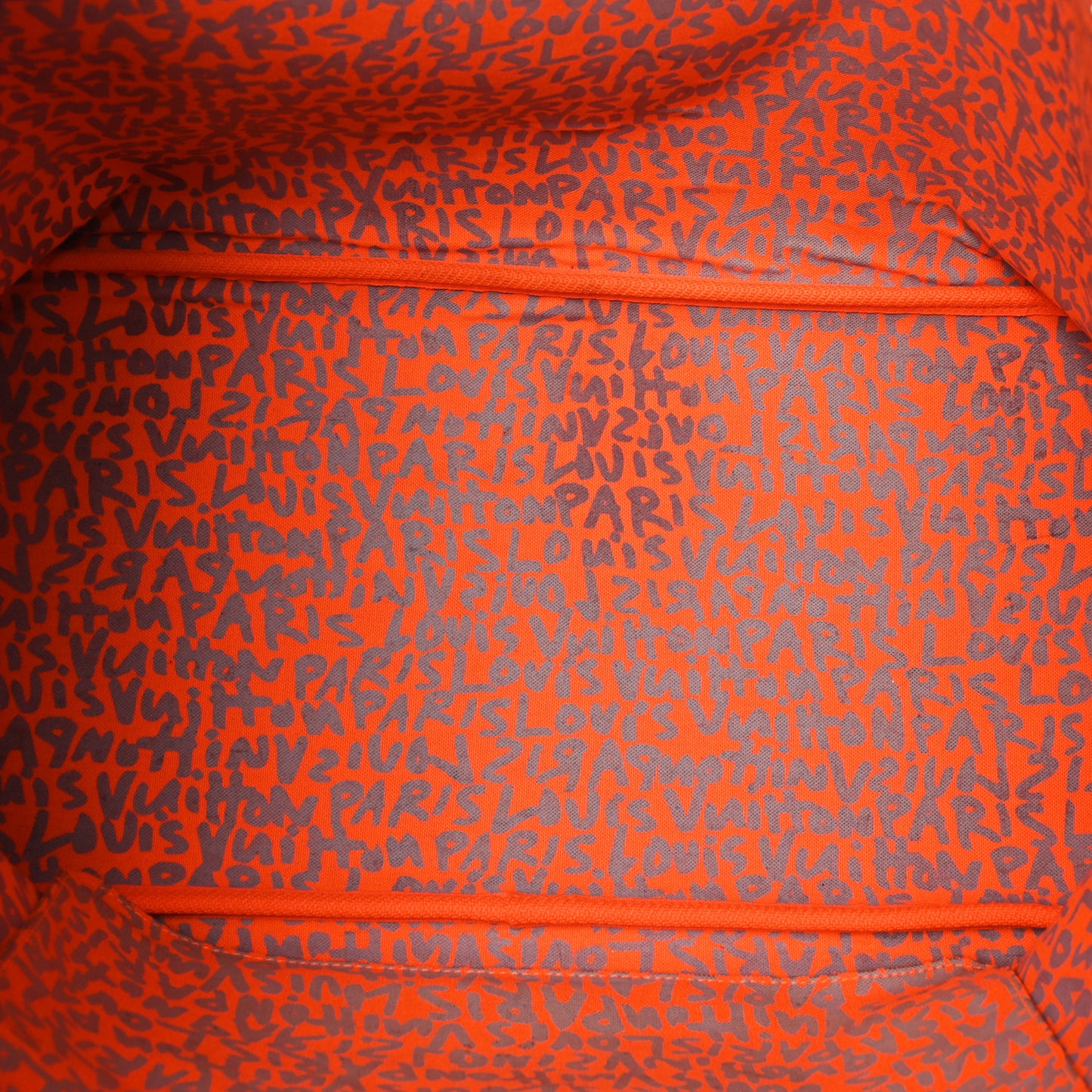 Monogram Graffiti Neverfull GM Orange