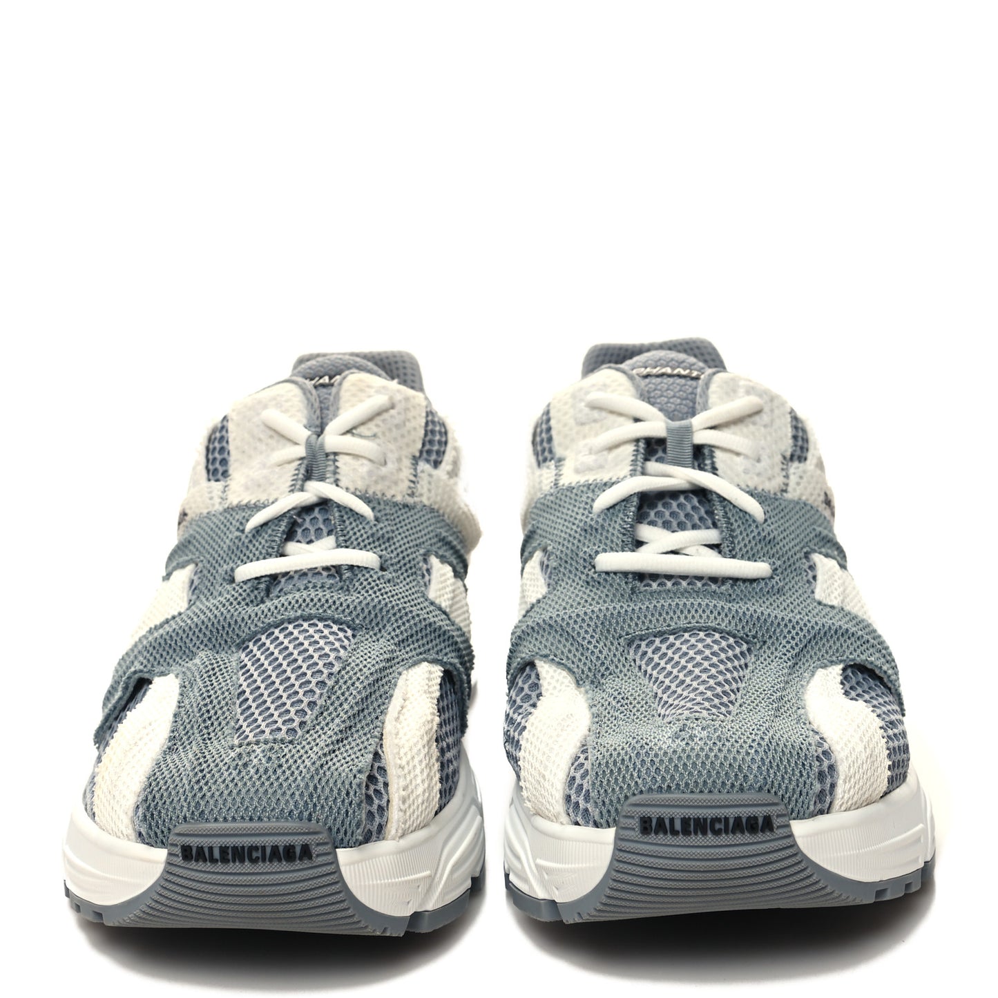 Fabric Mesh Mens Phantom Sneakers 43 Grey White