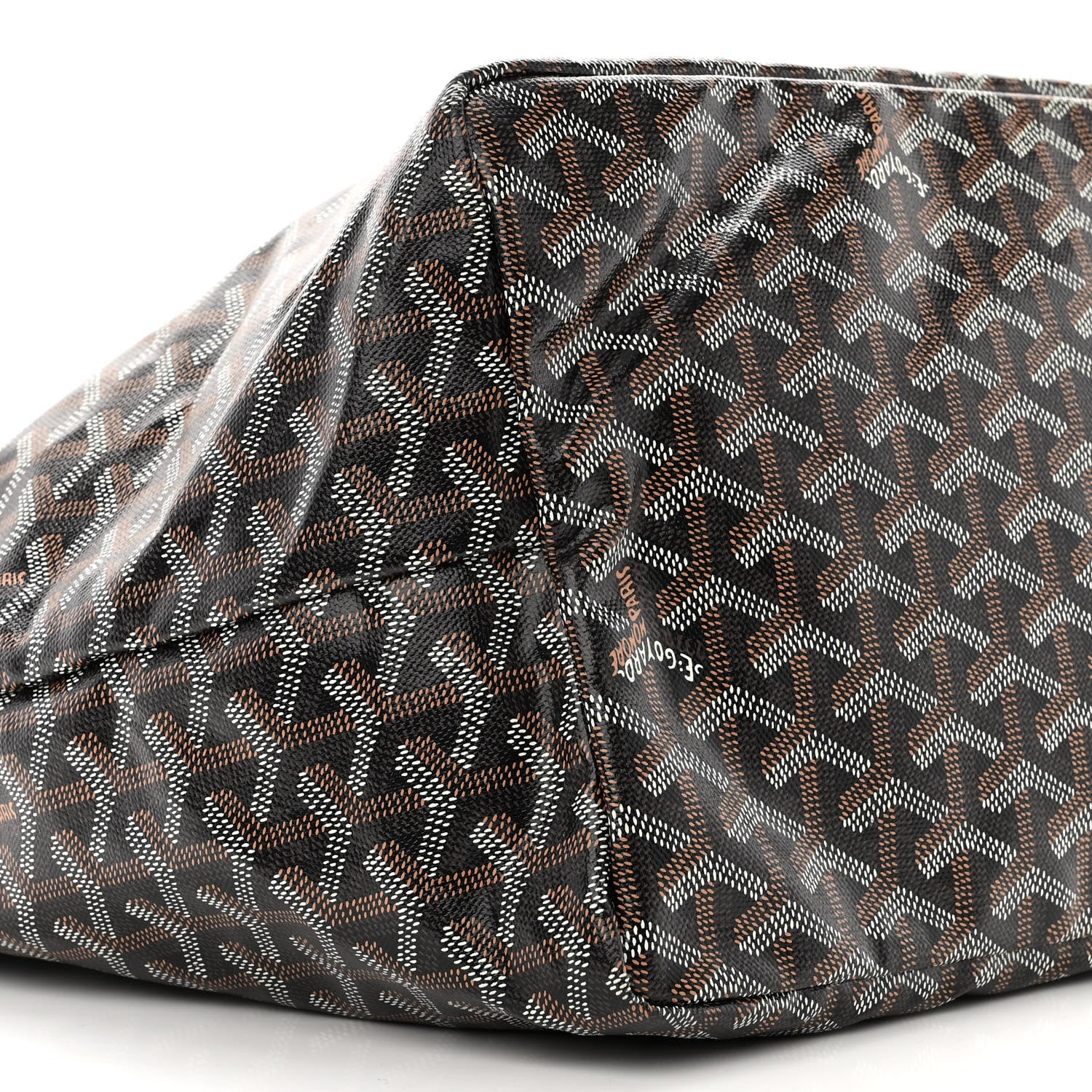 Goyard Goyardine Saint Louis GM Black Gold 8 of 9