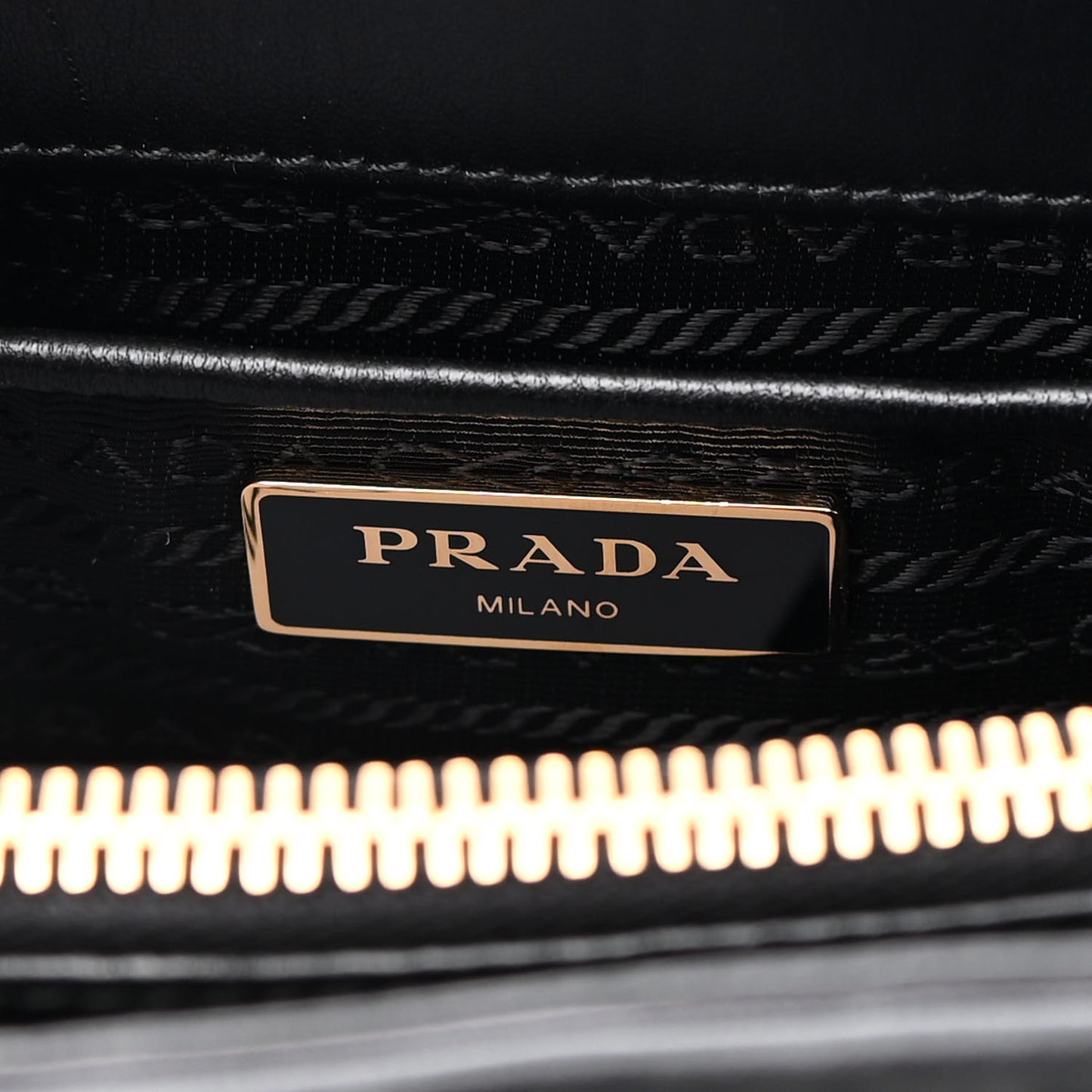 Tessuto Nylon Gaufre Small Tote Black