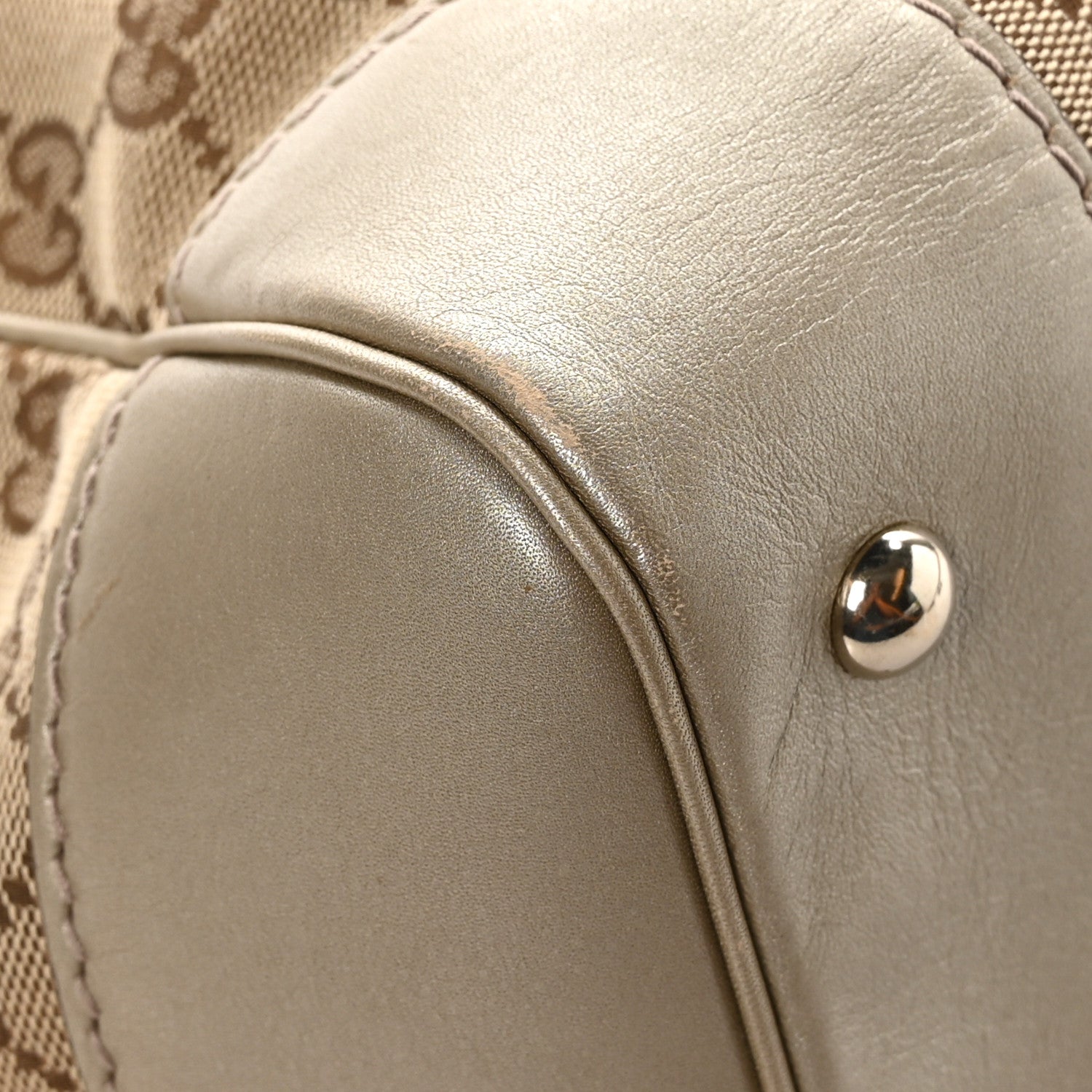 Gucci Monogram Web Medium Mayfair Tote Gold 8 of 12