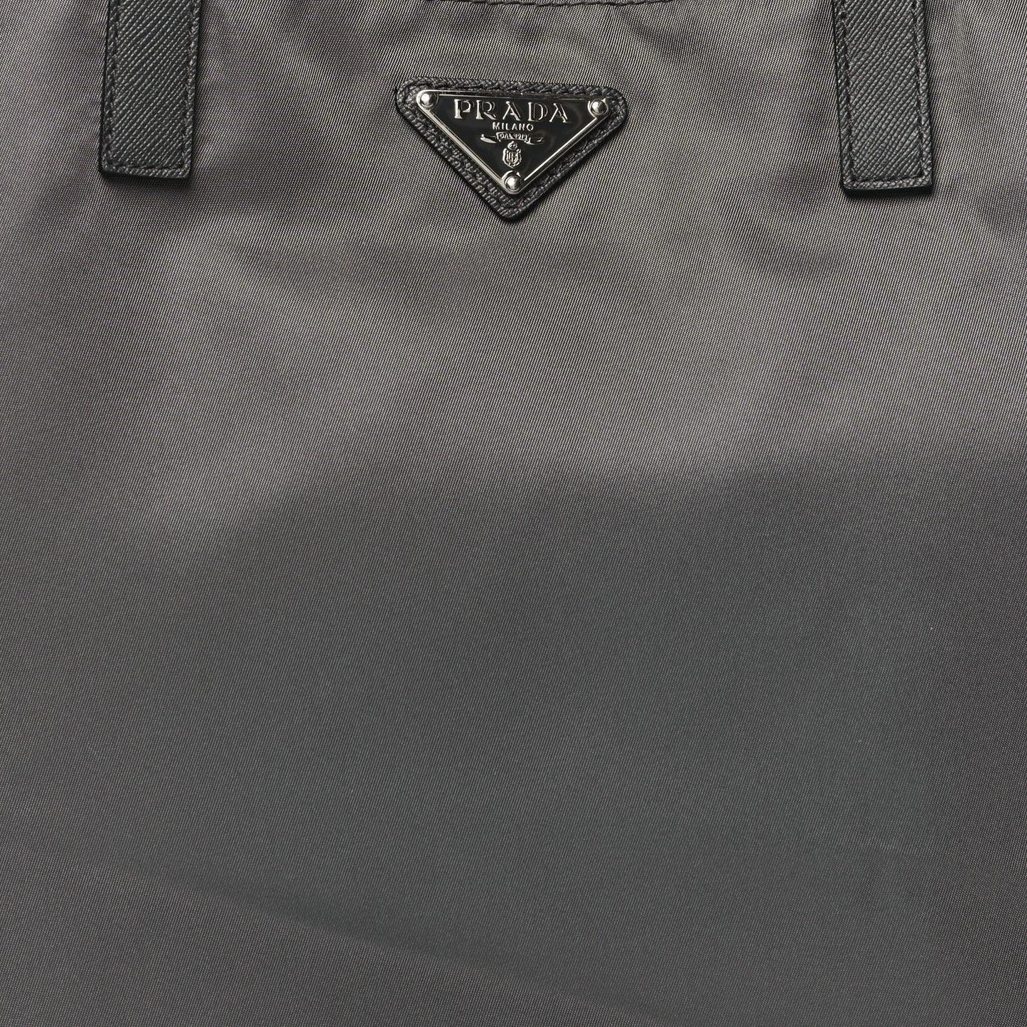 Tessuto Nylon Saffiano Tote Grey