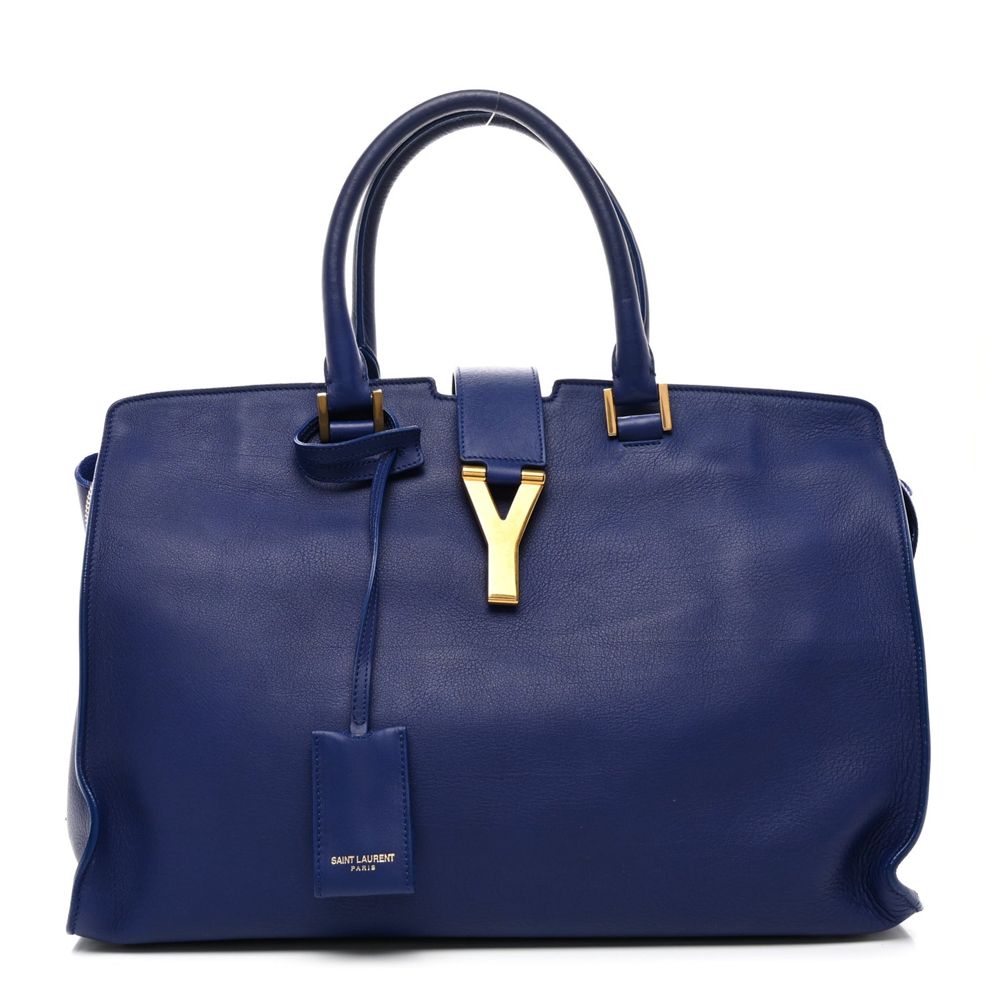 Calfskin Small Classic Y Cabas Navy