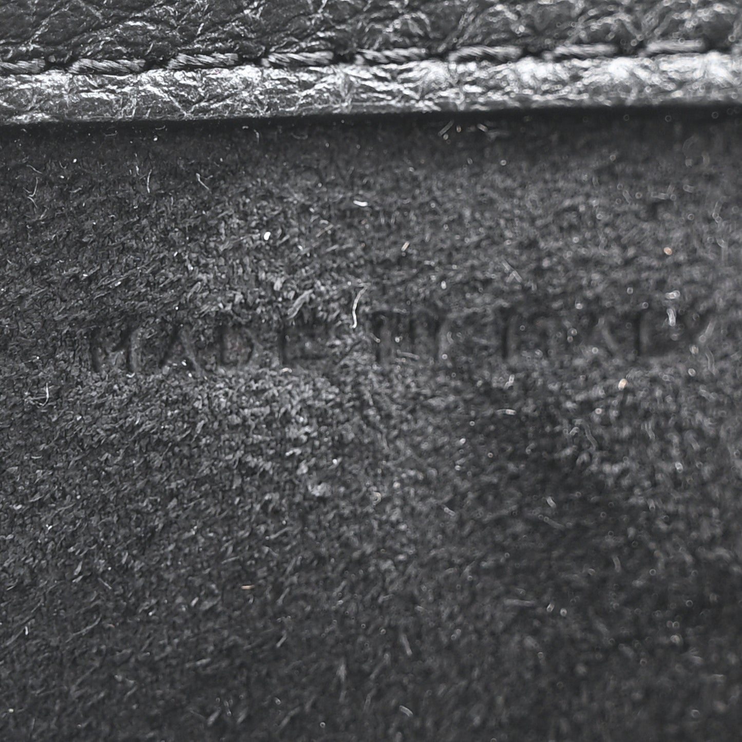 Grained Calfskin Small Park Tote Black