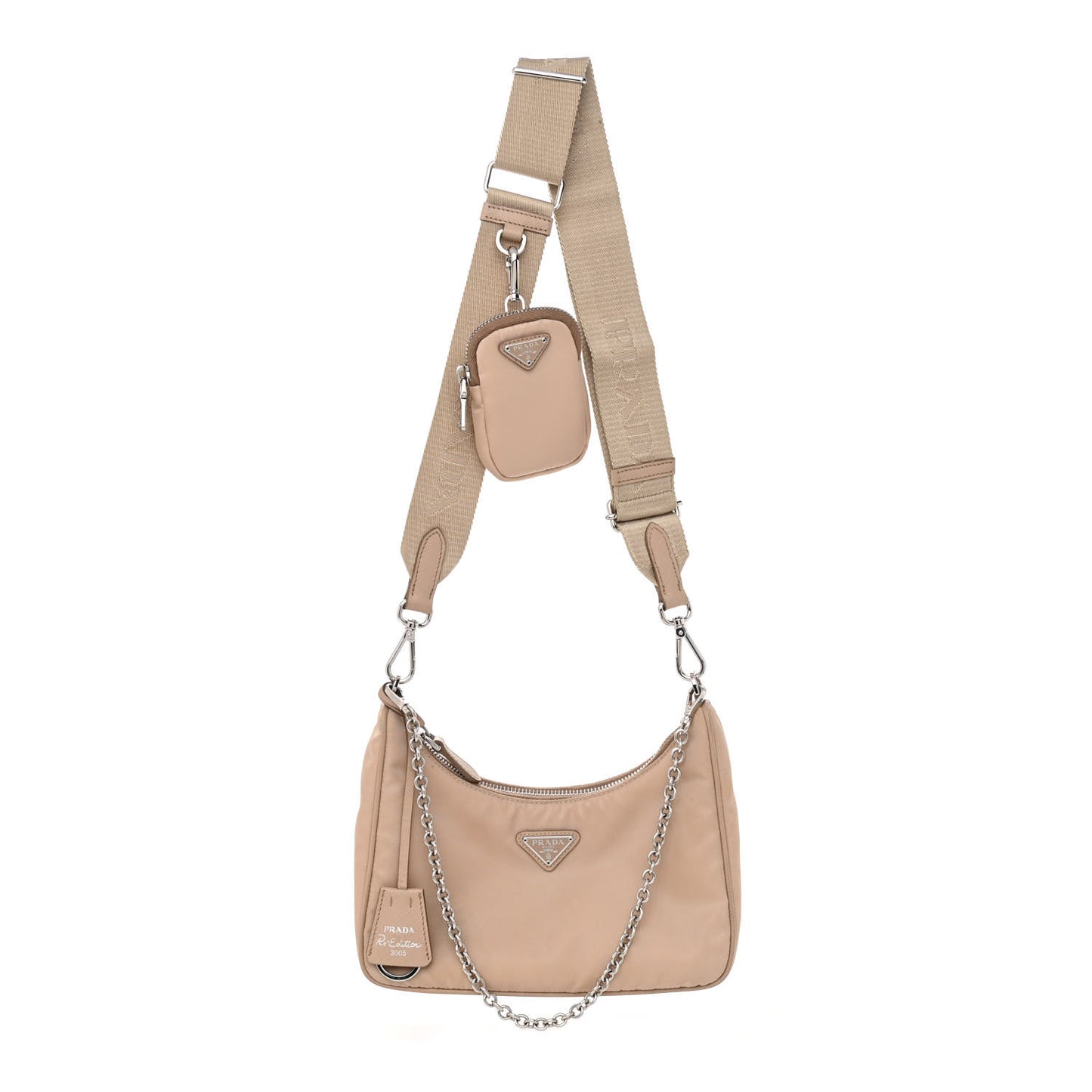 Nylon Re-Edition 2005 Shoulder Bag Deserto
