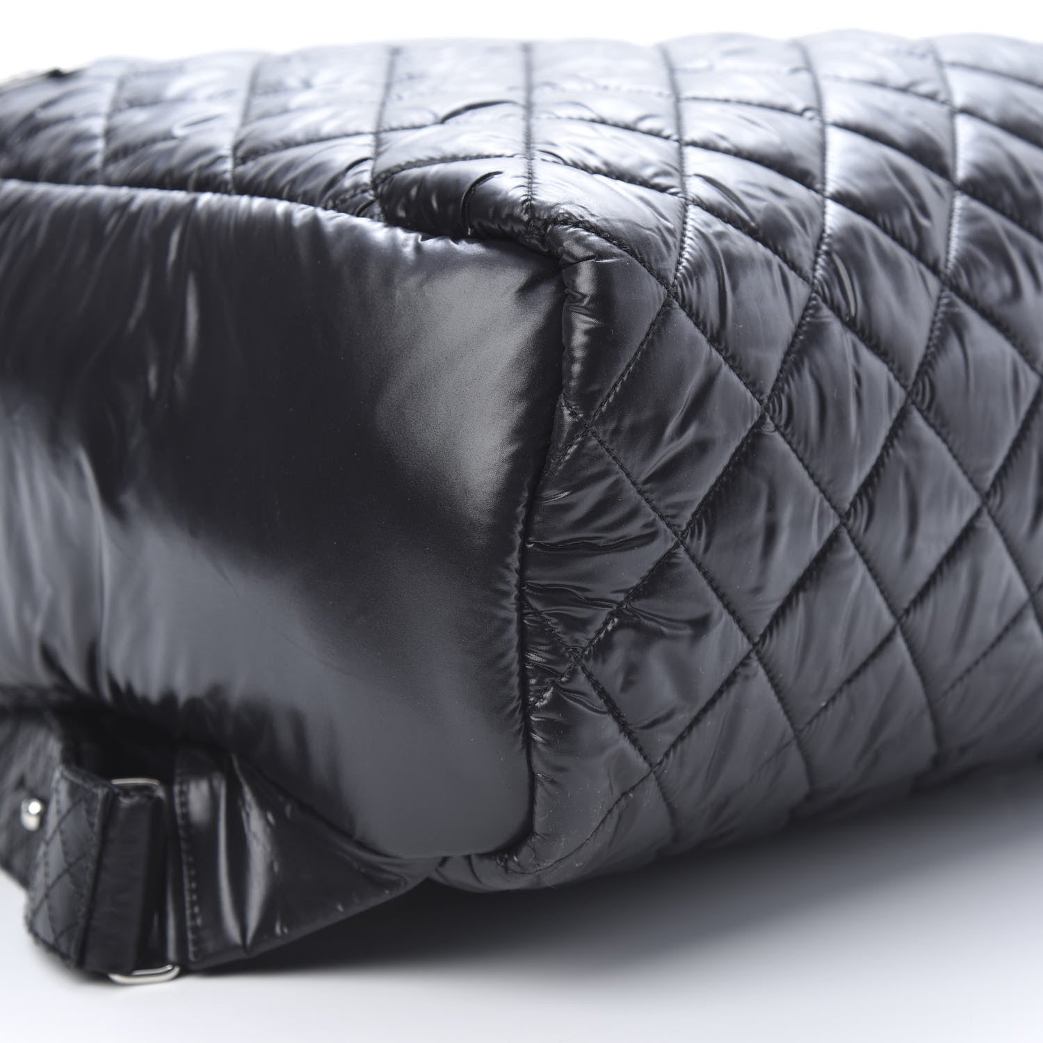 Chanel Nylon Quilted XL Coco Cocoon Backpack Black 8 of 9