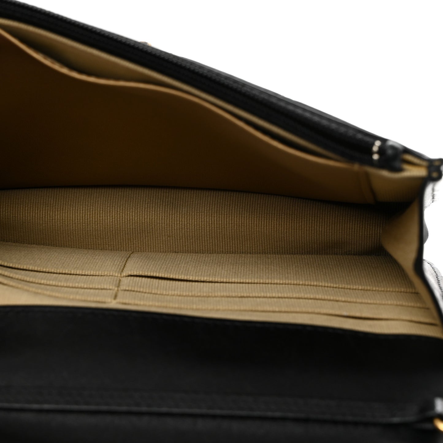 Lambskin Quilted CC Pearl Crush Wallet on Chain WOC Black