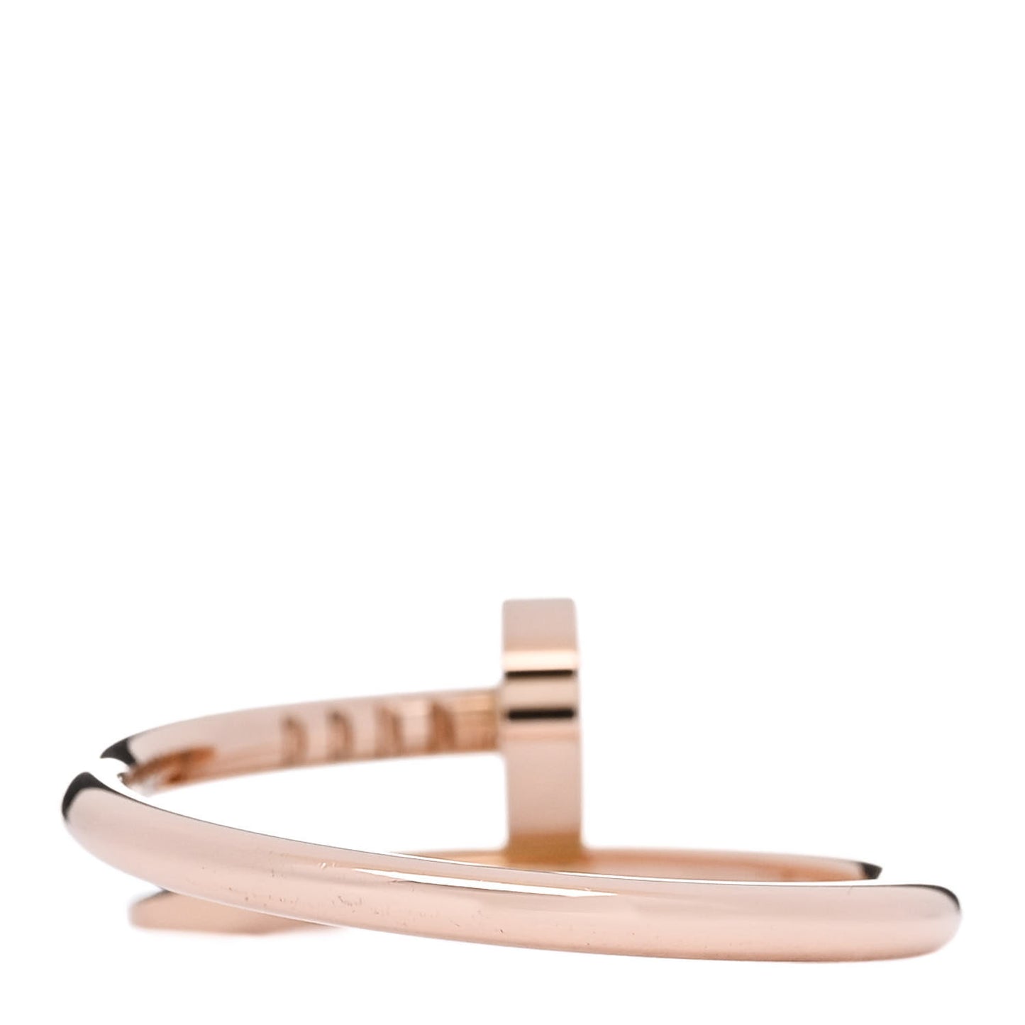 18K Pink Gold Small Juste Un Clou Ring 53 6.25