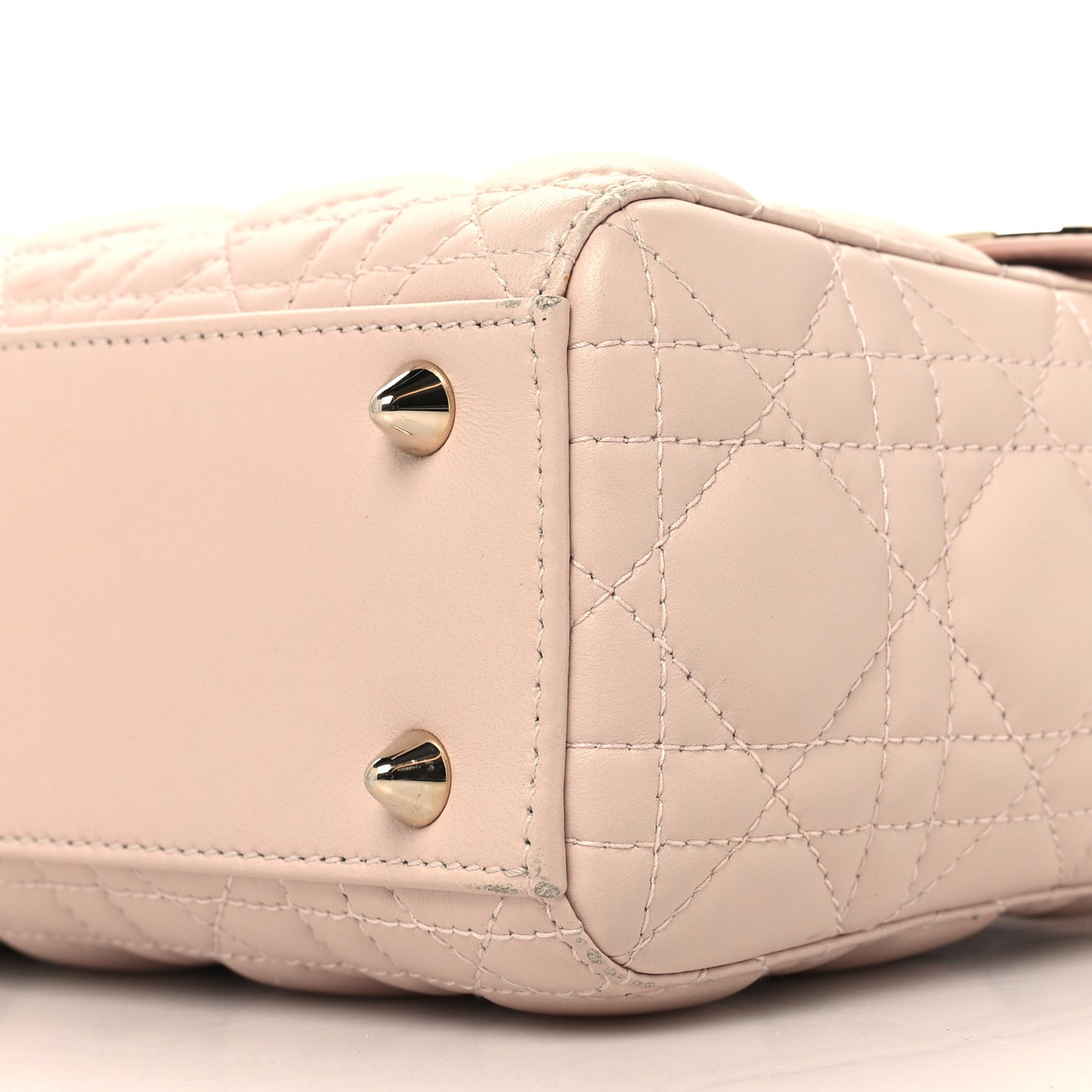 Lambskin Cannage Small My ABCDior Lady Dior Light Pink