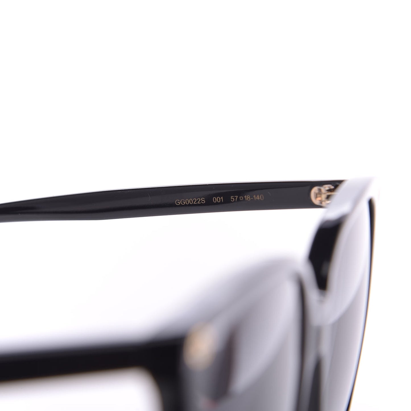 Acetate GG Sunglasses GG0022S Black