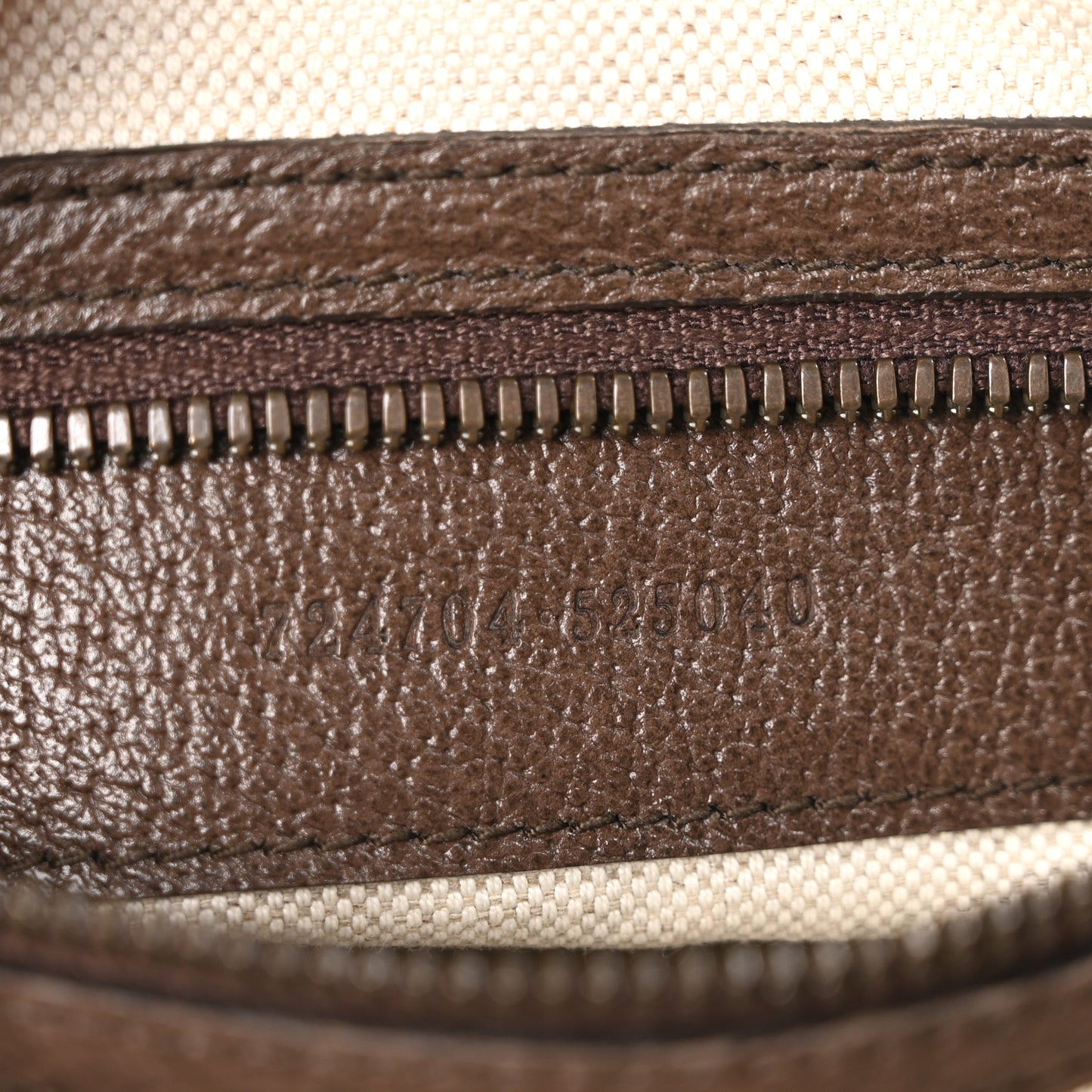 GG Supreme Monogram Textured Dollar Calfskin Web Ophidia Flap Shoulder Bag Beige Ebony New Acero