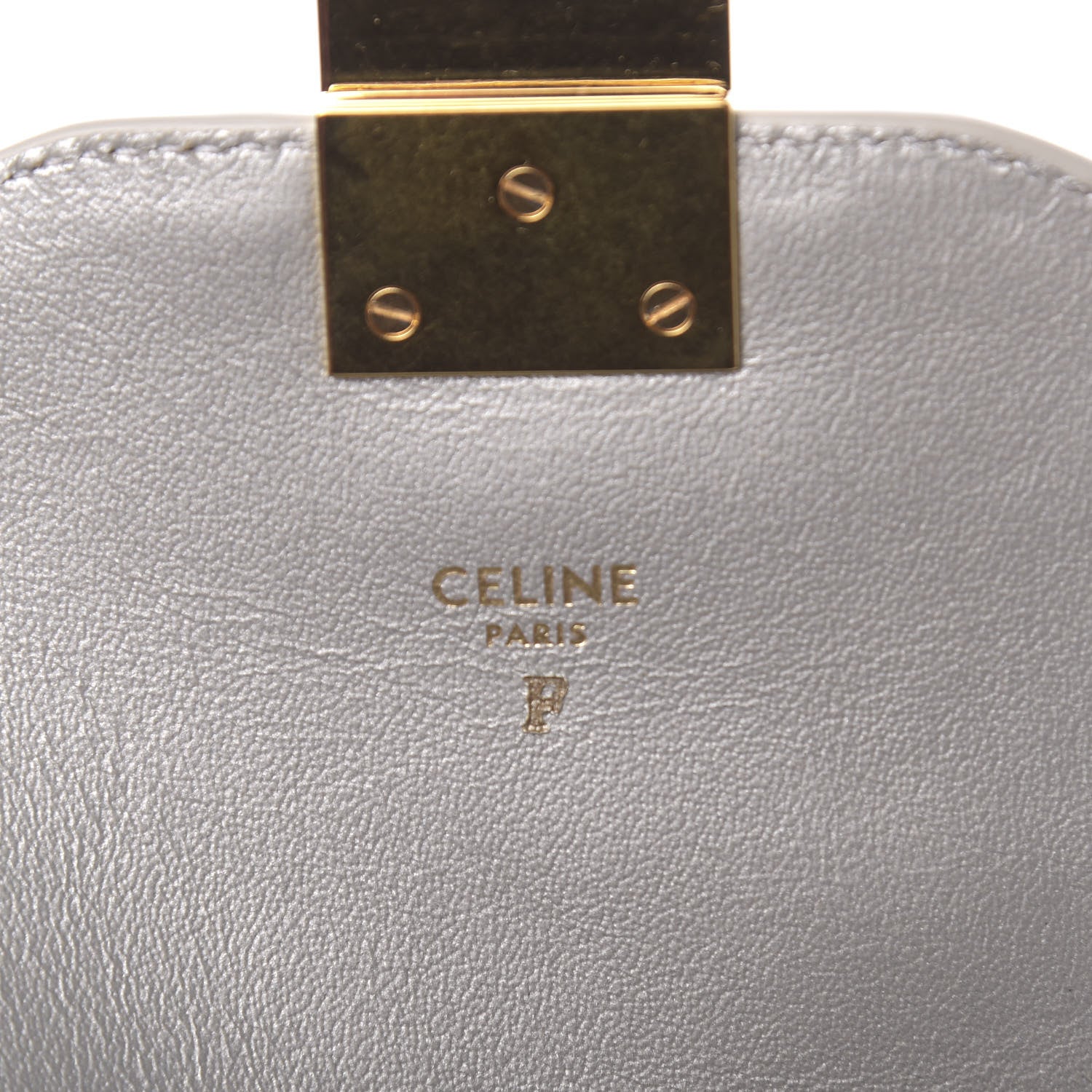 Celine Metallic Calfskin Small Patchwork C Bag Silver 6 of 10