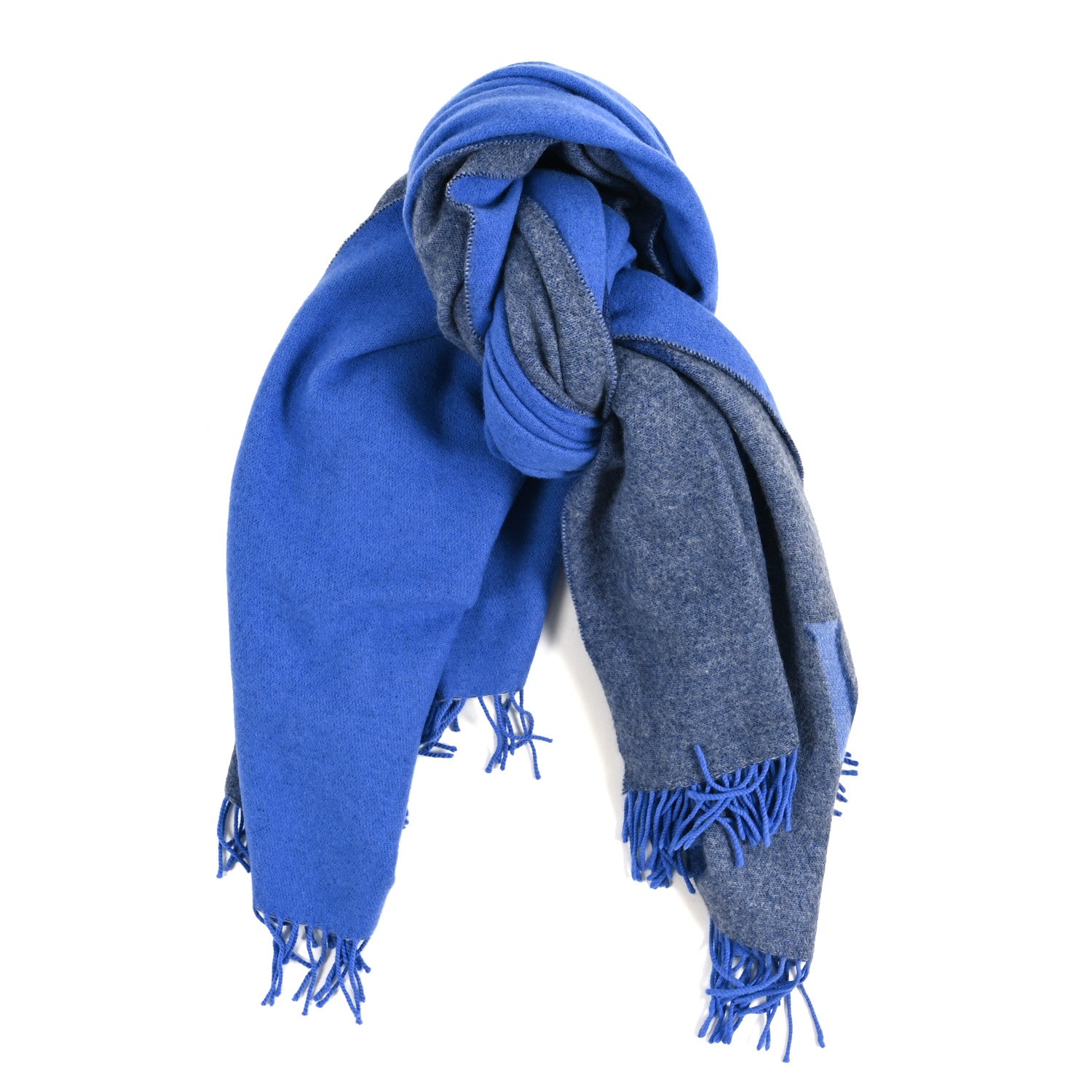 LOUIS VUITTON ネイビー ストール Louis Vuitton Wool Cashmere Classic Throw Navy 1834660 – FASHIONPHILE