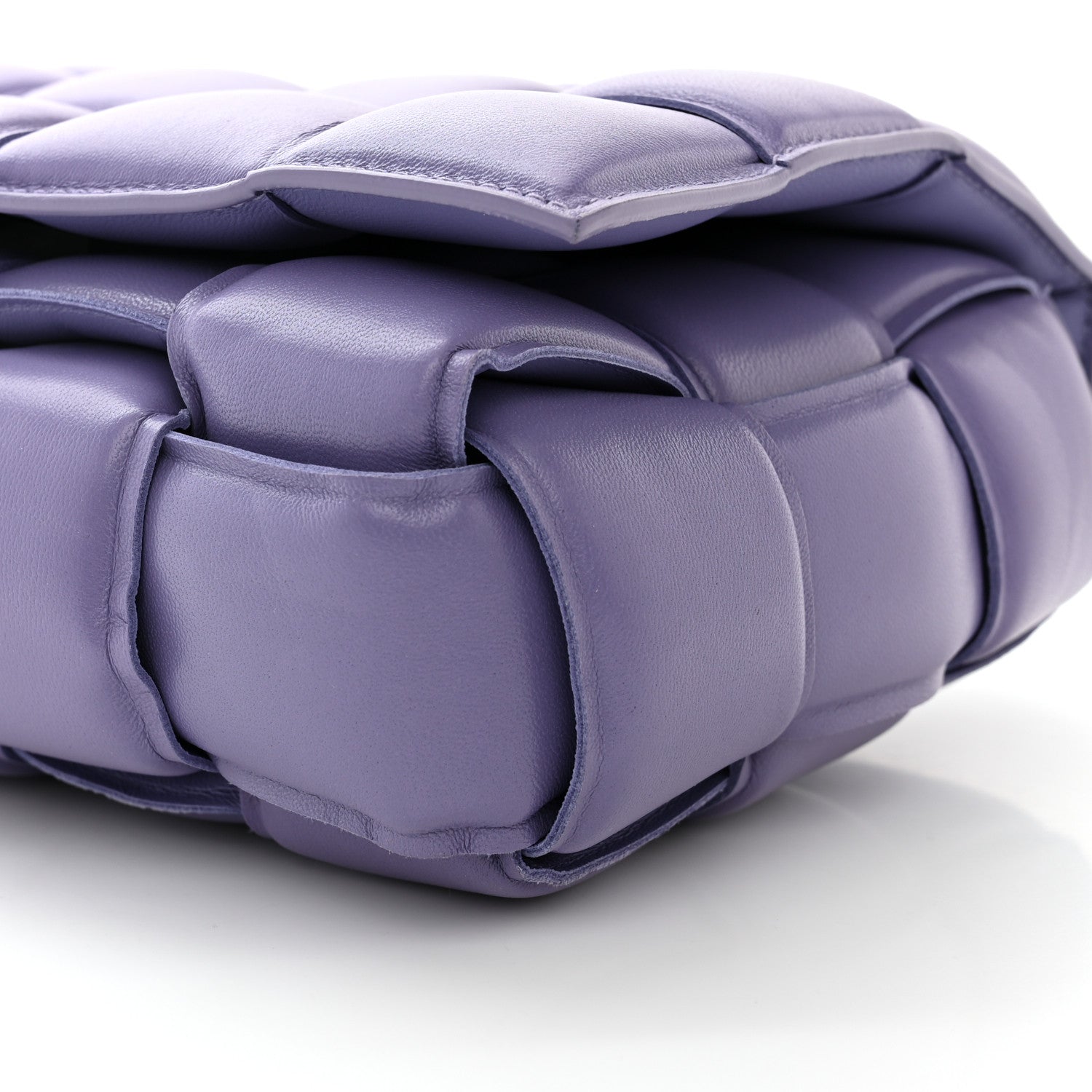 Bottega Veneta Nappa Maxi Intreccio Padded Cassette Crossbody Bag Lavender 10 of 10