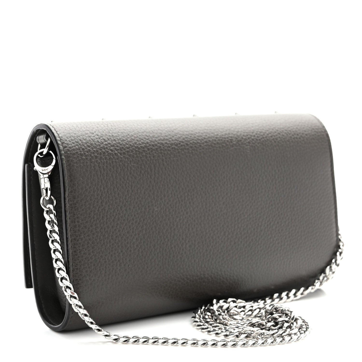 Christian Louboutin Calfskin Spikes Loubinthesky Paloma Clutch Rocket 3 of 9