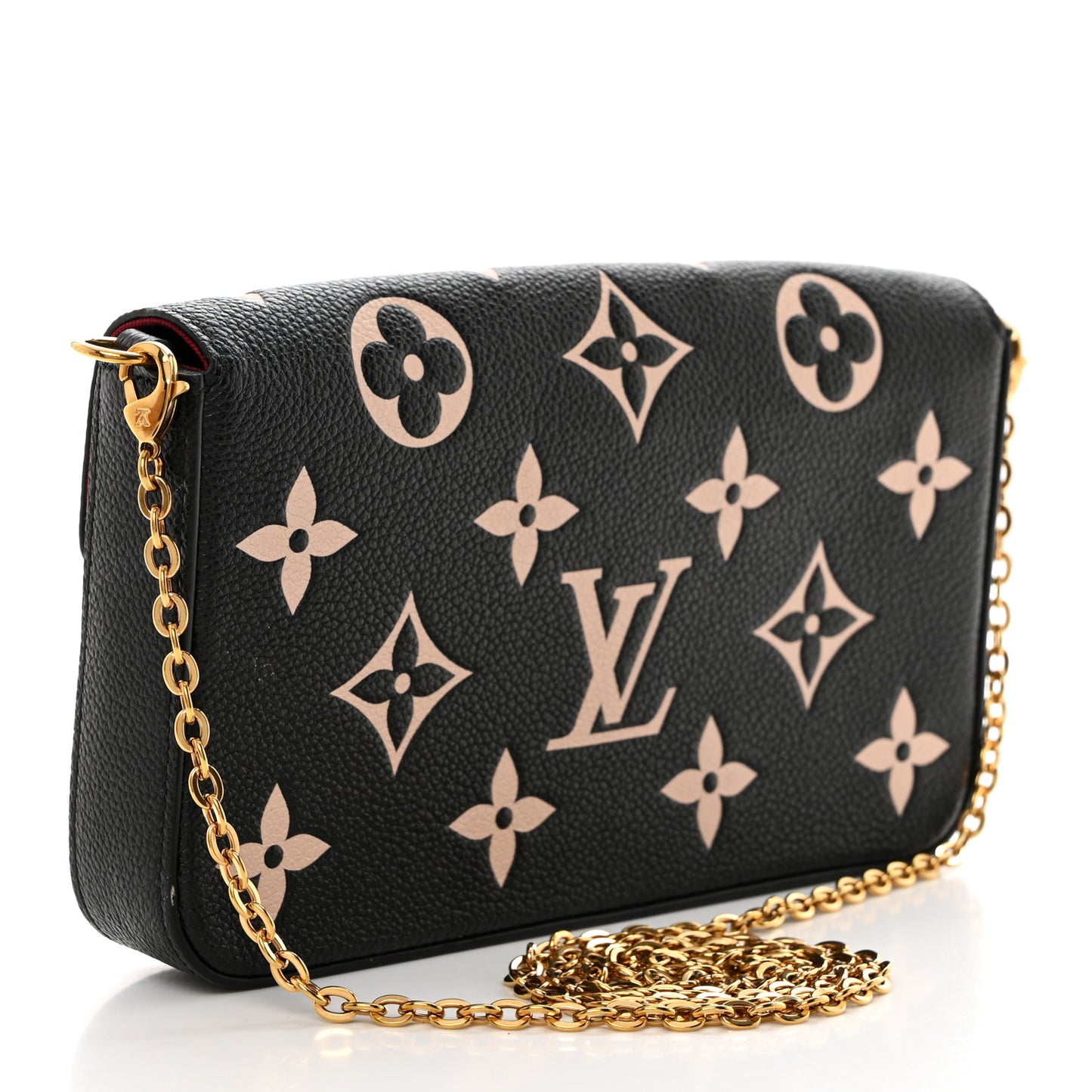 Empreinte Monogram Giant Felicie Pochette Black Beige