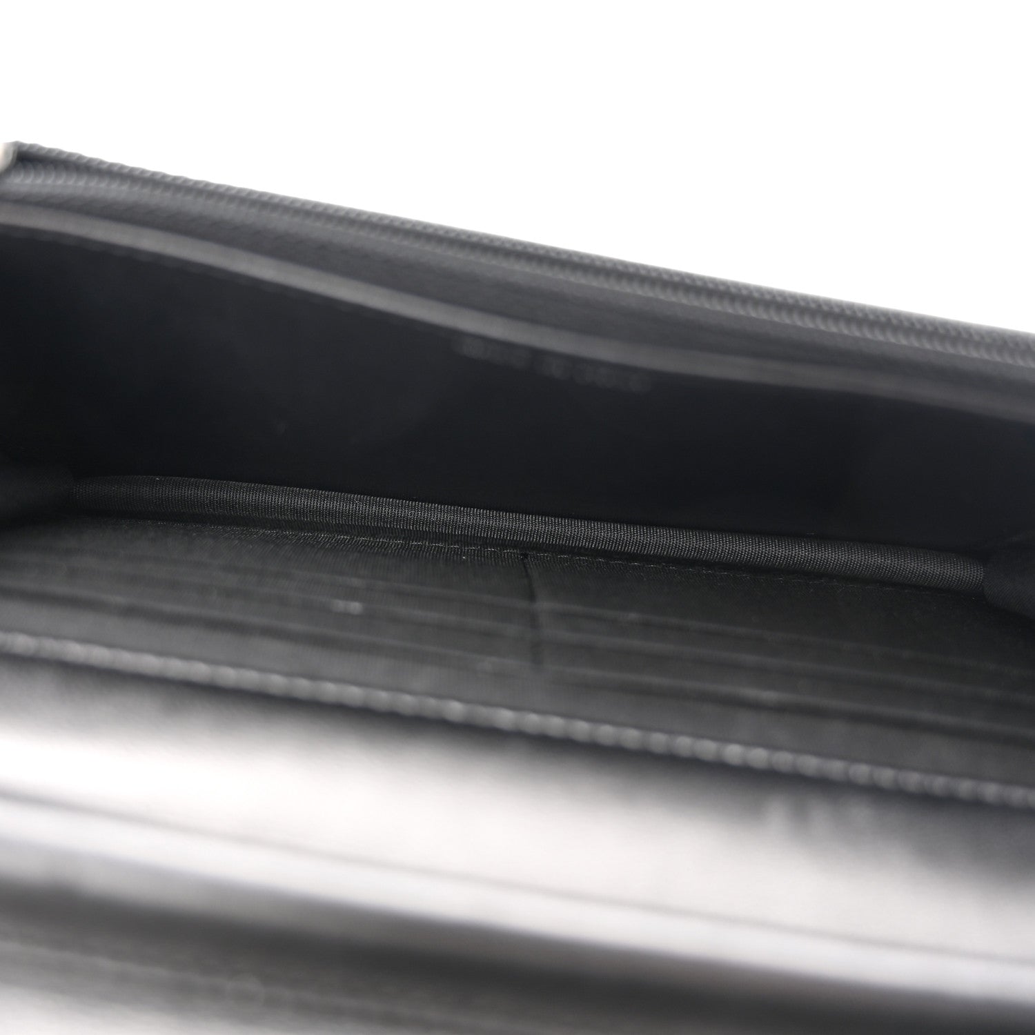 Chanel Lambskin Quilted Boy Wallet On Chain WOC Black 5 of 12