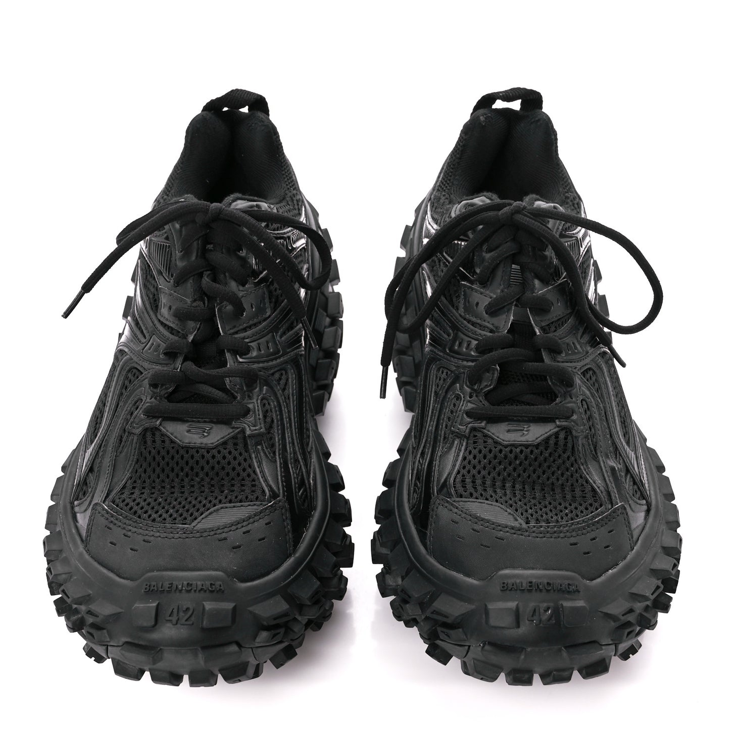 Mesh Nylon Mens Bouncer Sneakers 42 Black