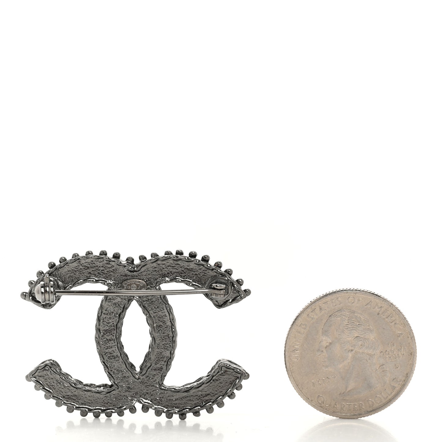 Ruthenium Crystal CC Brooch
