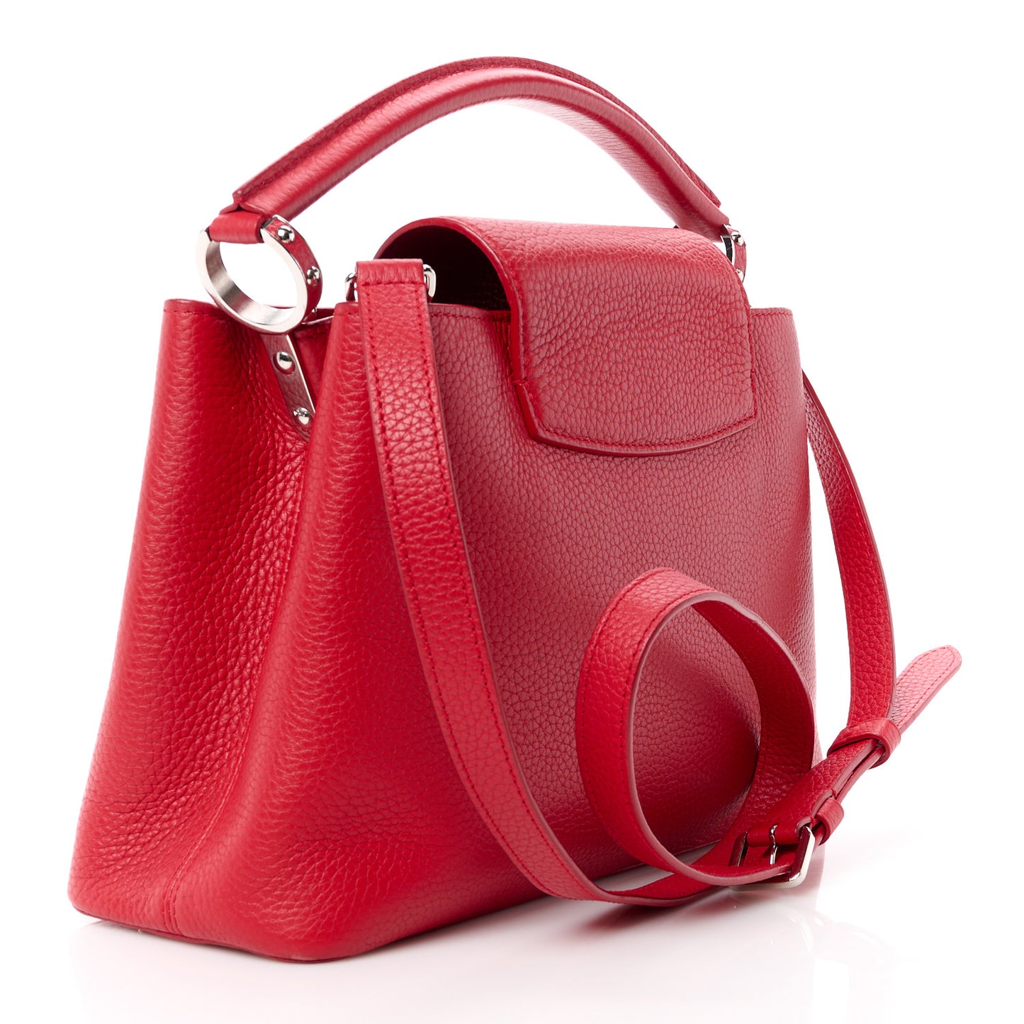 Taurillon Capucines PM Rubis