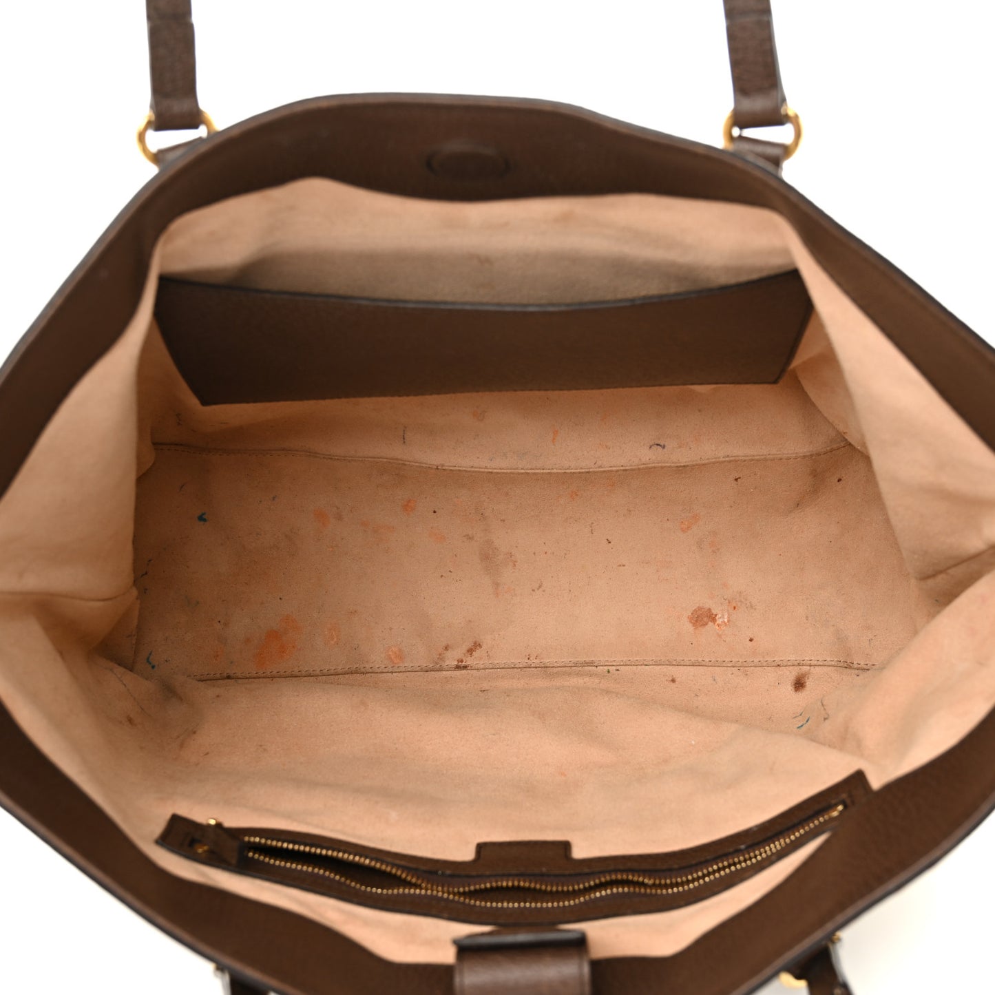 GG Supreme Monogram Medium Ophidia Shopping Tote Brown