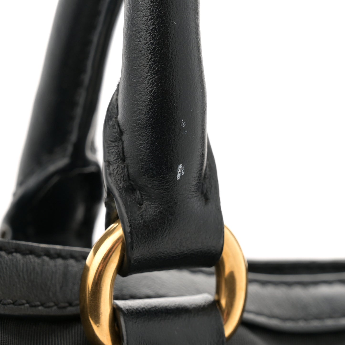 Tessuto Nylon Soft Calf Tote Black