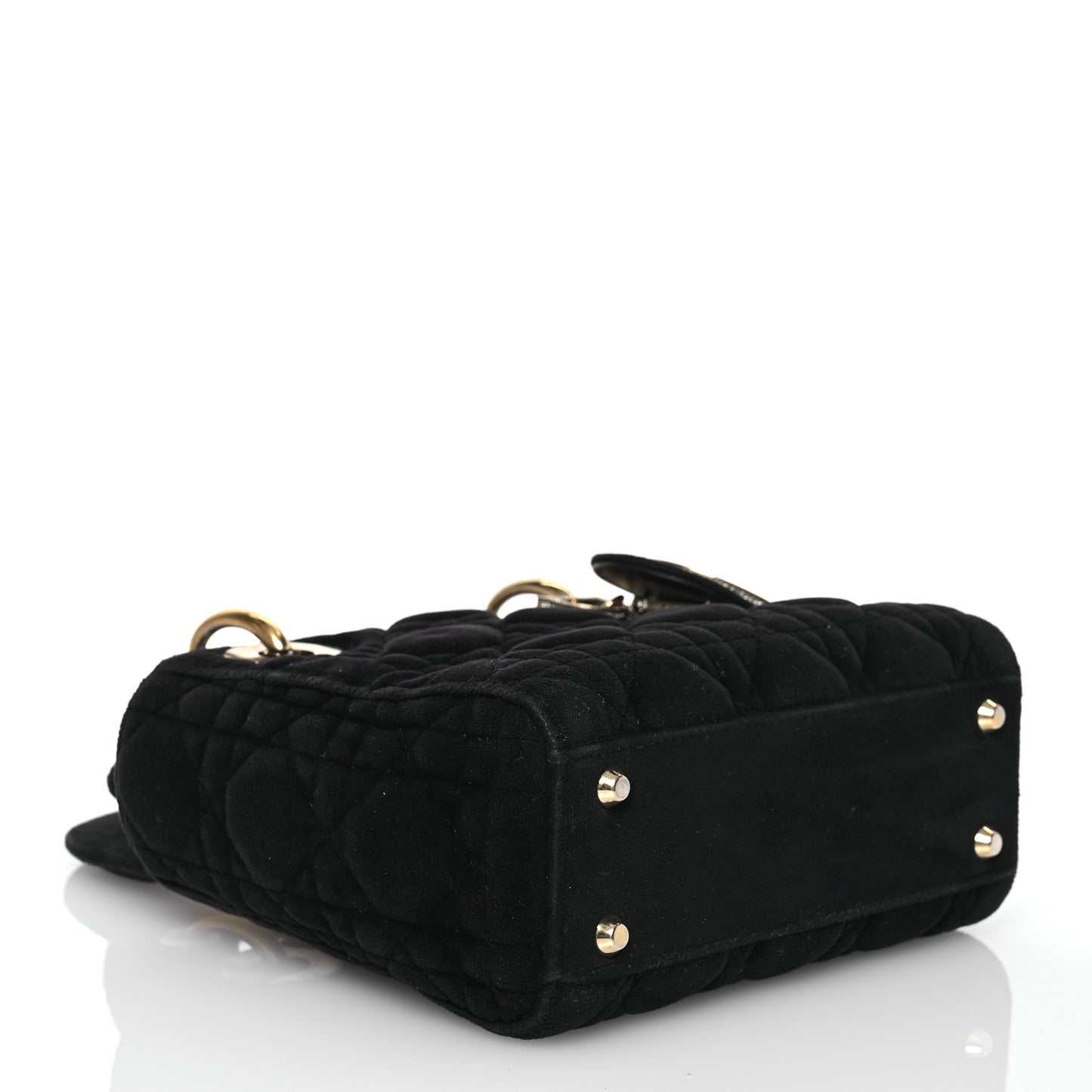Velvet Mini Lady Dior Black