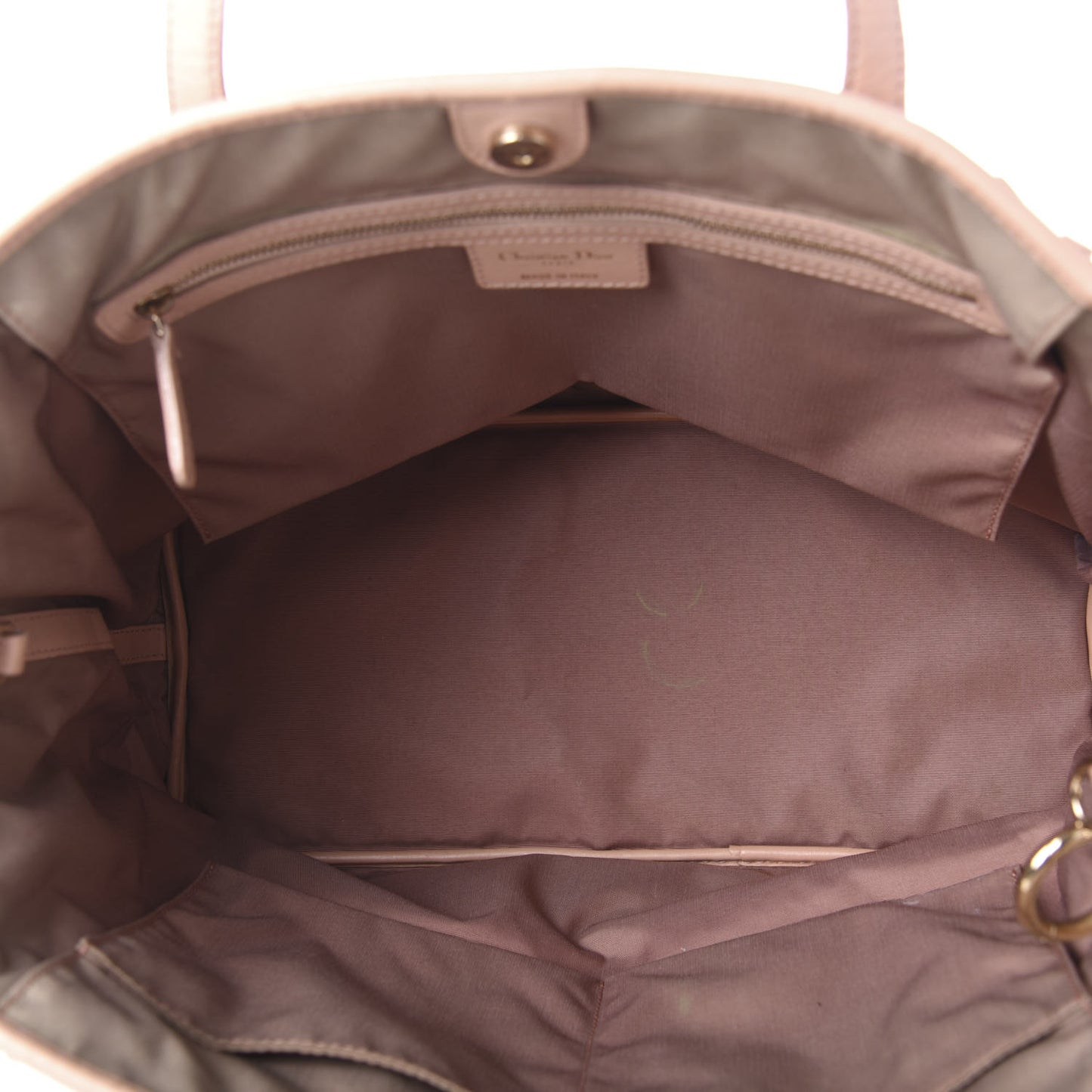 Coated Canvas Cannage Medium Panarea Tote Rosato
