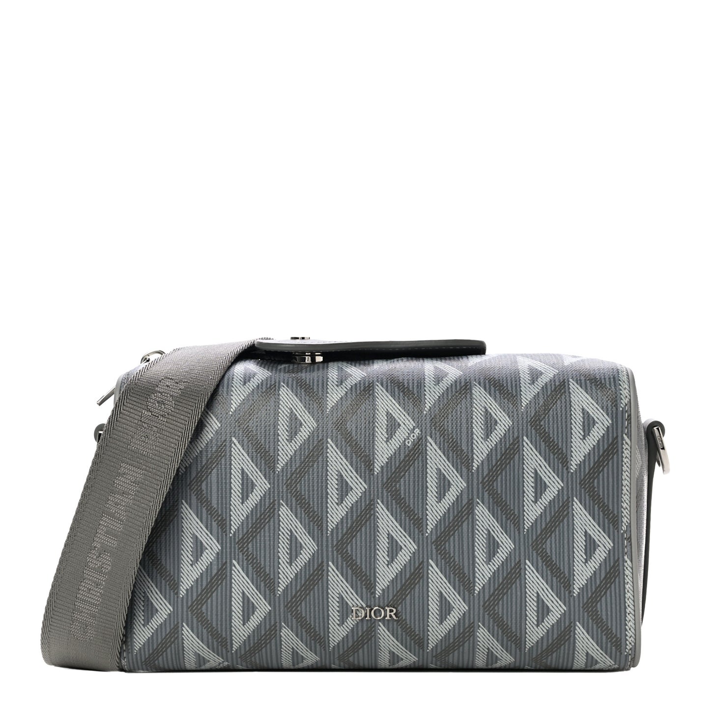 Coated Canvas CD Diamond Lingot 22 Bag Gray