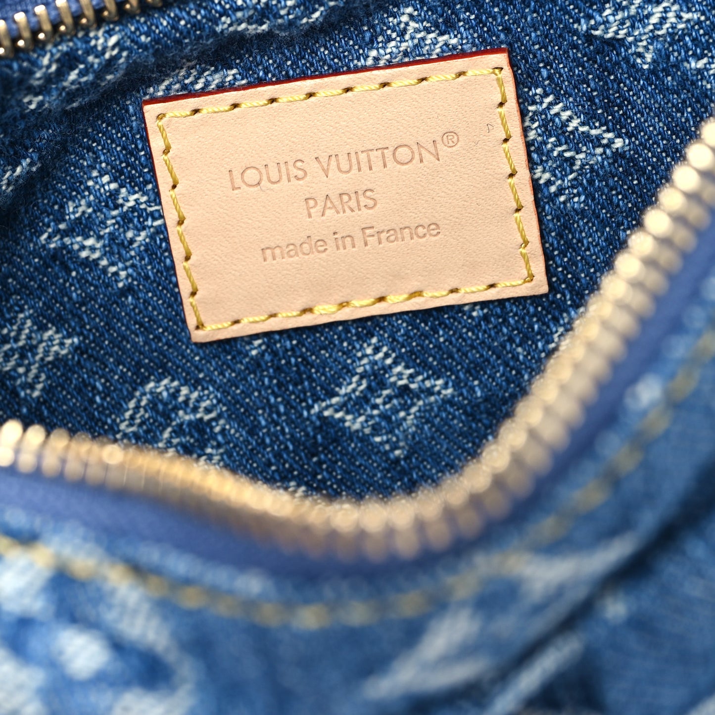 Monogram Denim Pochette Valley  Blue