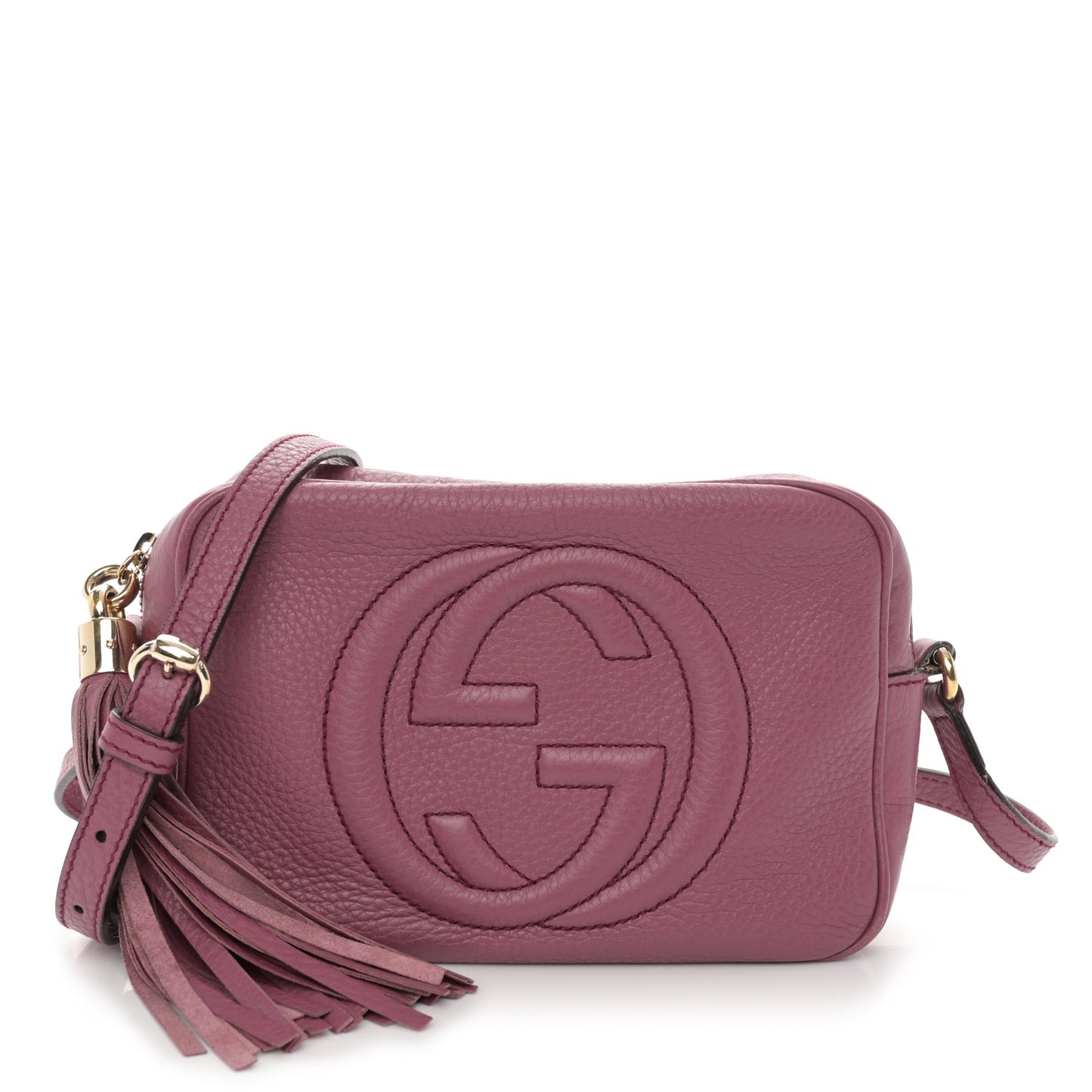 Cellarius Calfskin Small Soho Disco Bag Bright Bouganville