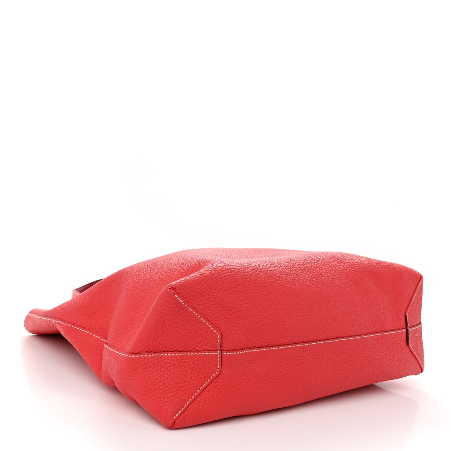 Taurillon Clemence Double Sens 45 Reversible Tote Rubis Rose Jaipur