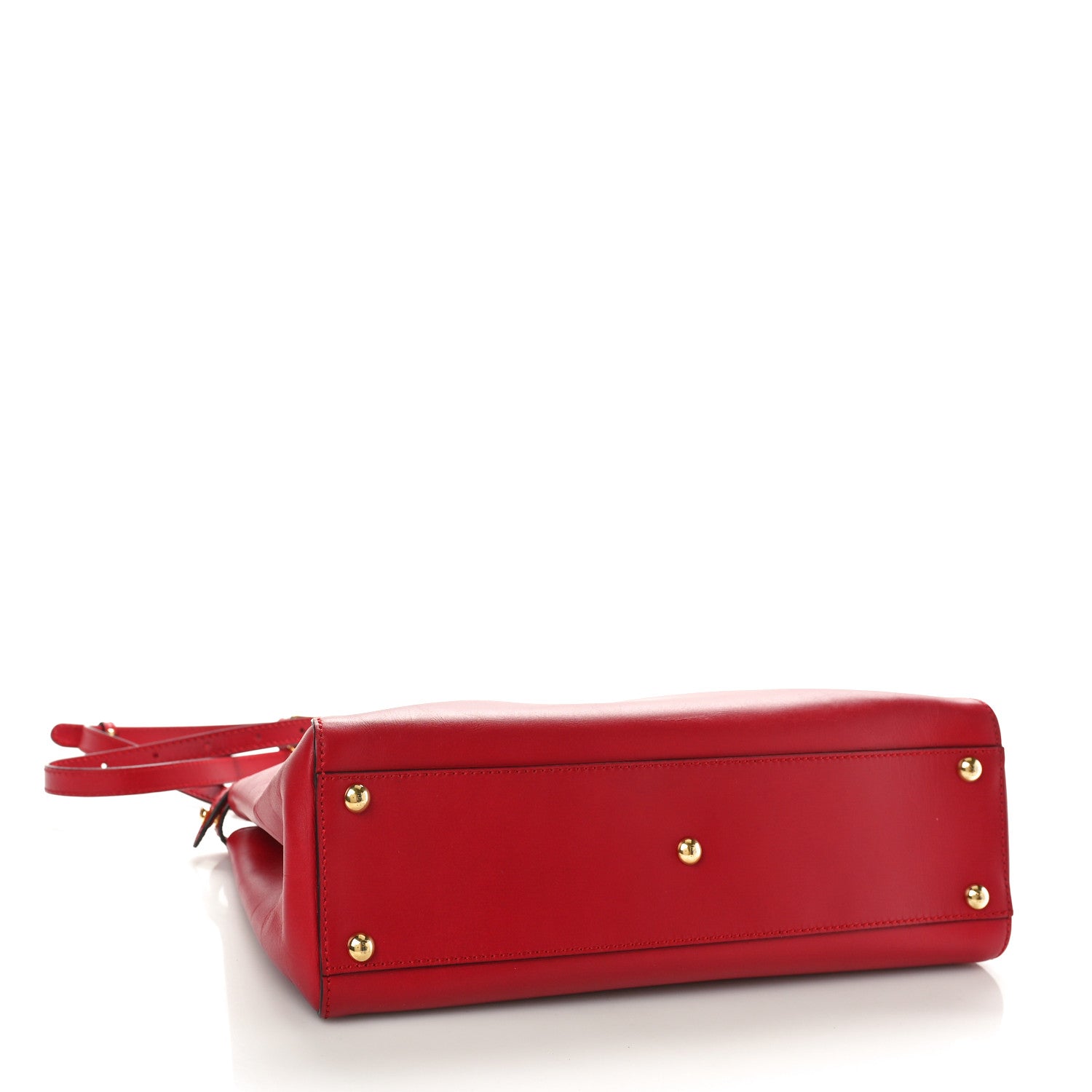 Fendi Vitello Morgan Fabric Jacquard Pequin Medium Peekaboo Iconic Satchel Mattone Tobacco Black 4 of 9