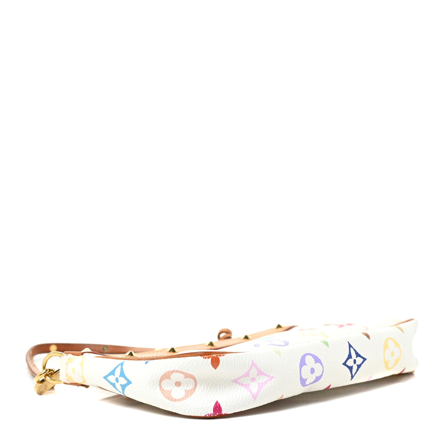 Louis Vuitton Monogram Multicolor Pochette Accessories White 4 of 13