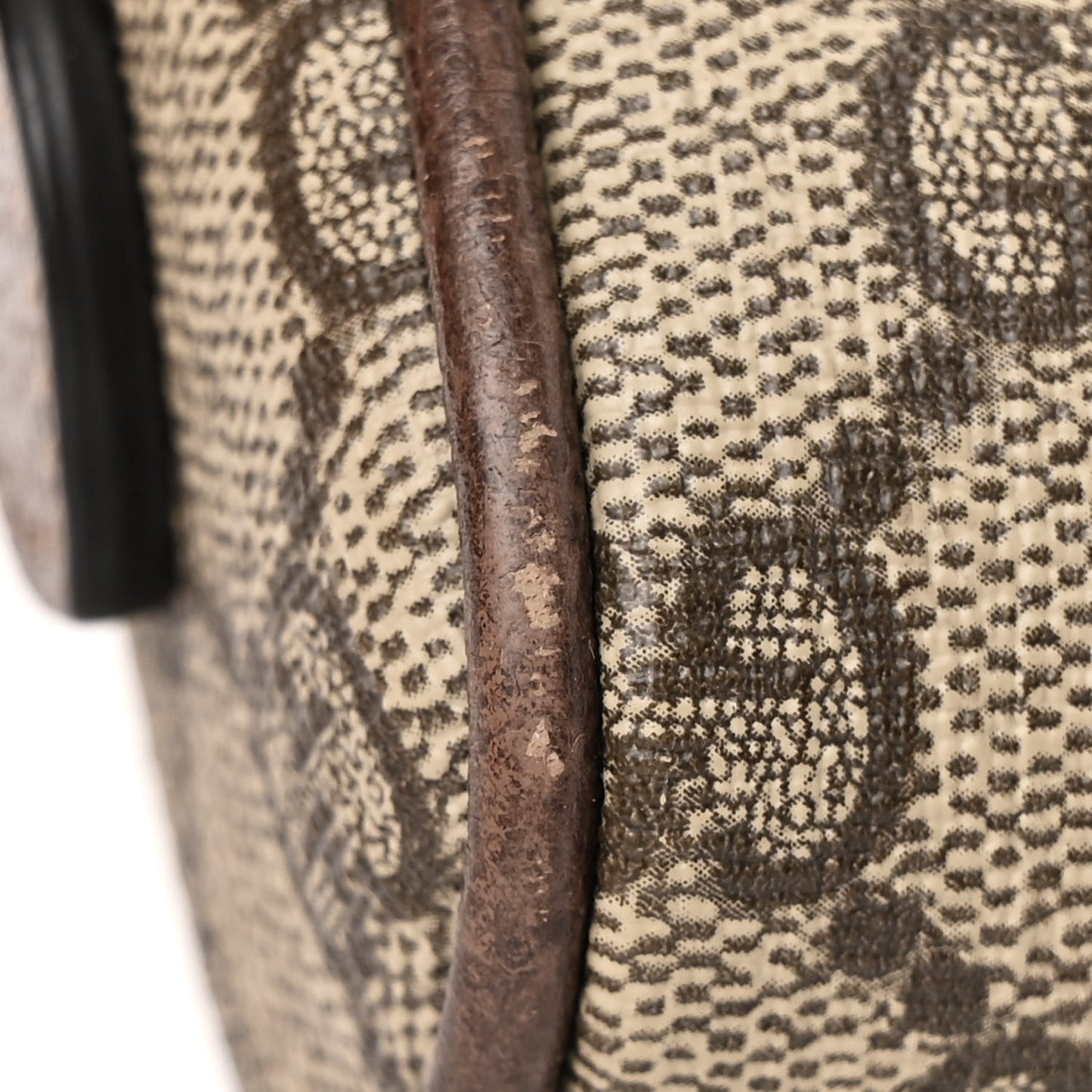 GG Supreme Monogram Web Mini Ophidia Shoulder Bag Brown
