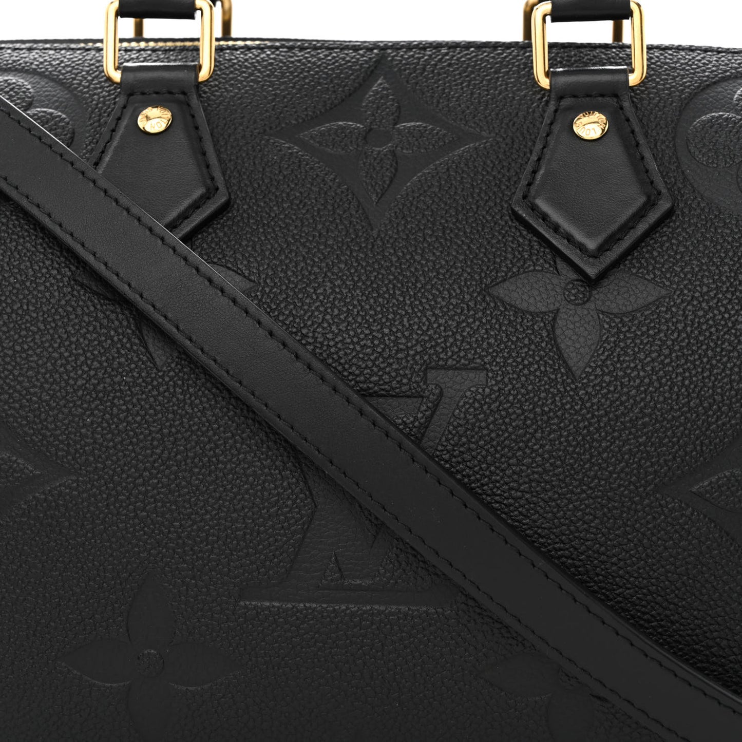 Empreinte Monogram Giant Speedy Bandouliere 25 Black
