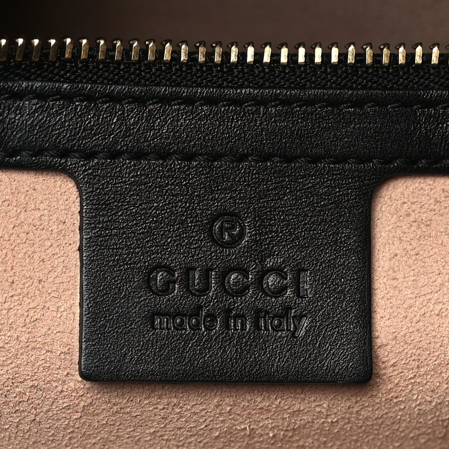 Nappa Bamboo Small Nymphaea Top Handle Bag Black