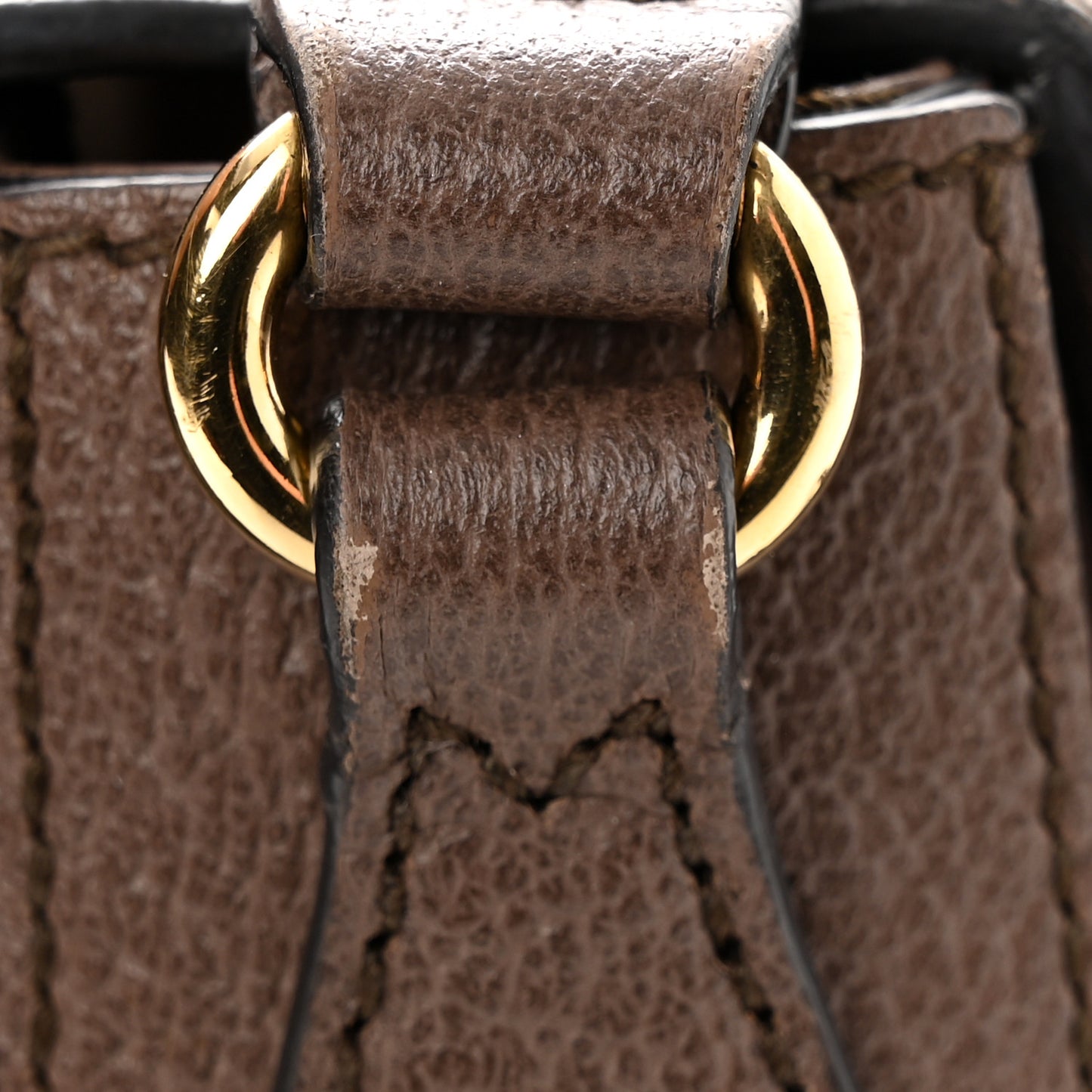 GG Supreme Monogram Web Small Ophidia Flap Messenger Bag Brown