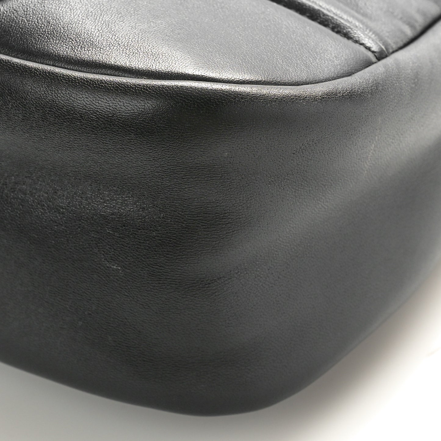 Nappa Soft Padded Re-Edition 2002 Moon Bag Black