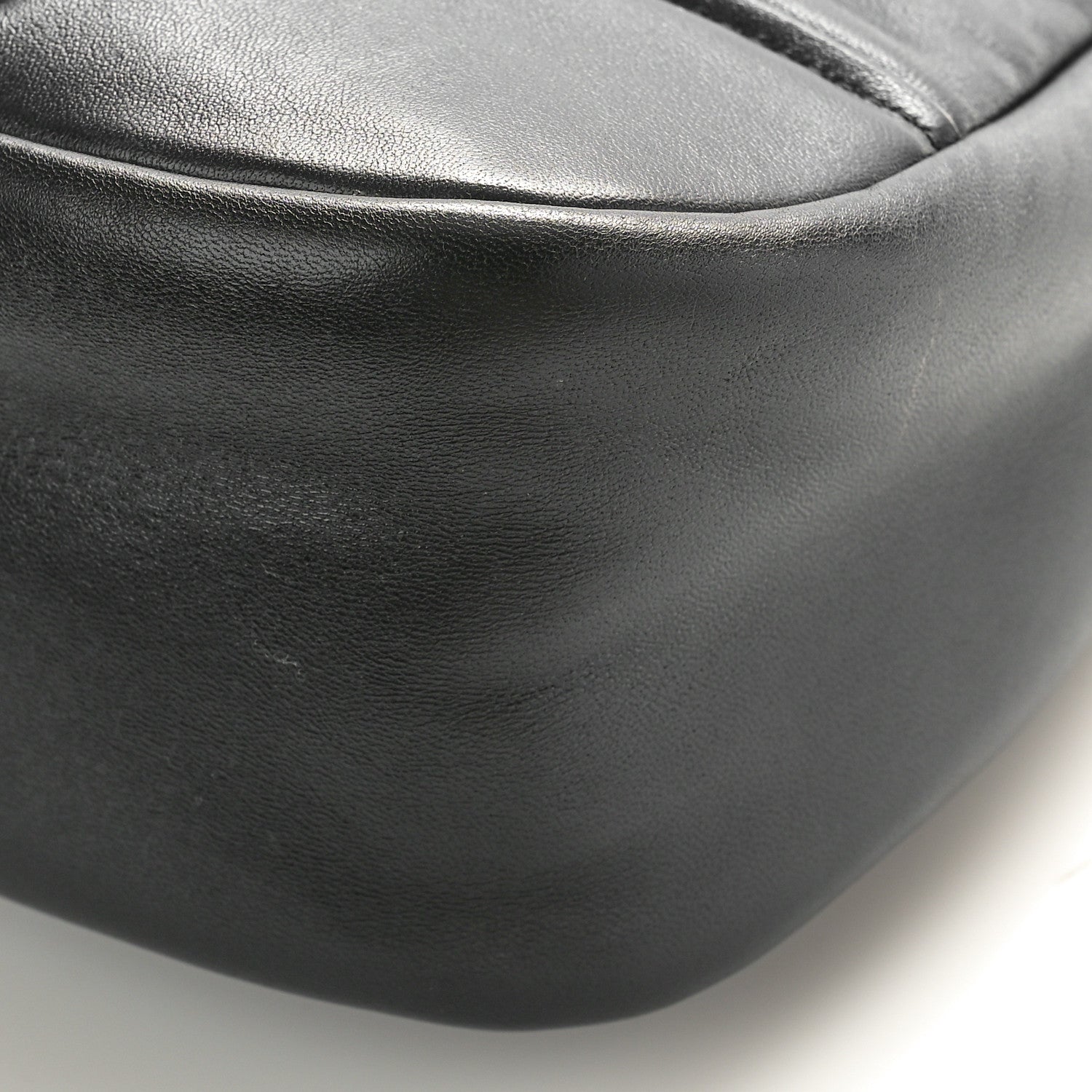 Prada Nappa Soft Padded Re-Edition 2002 Moon Bag Black 9 of 9