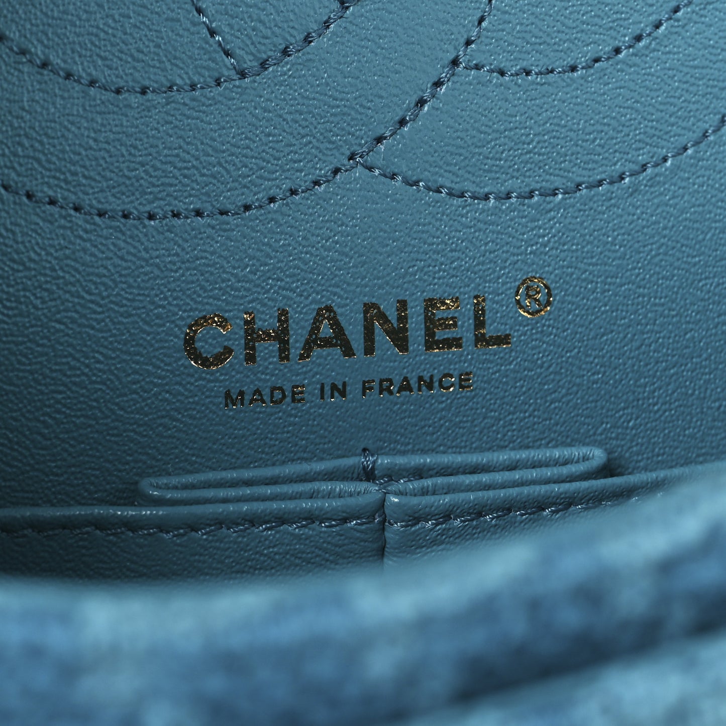 Wool Tweed Quilted 2.55 Reissue 225 Flap Turquoise