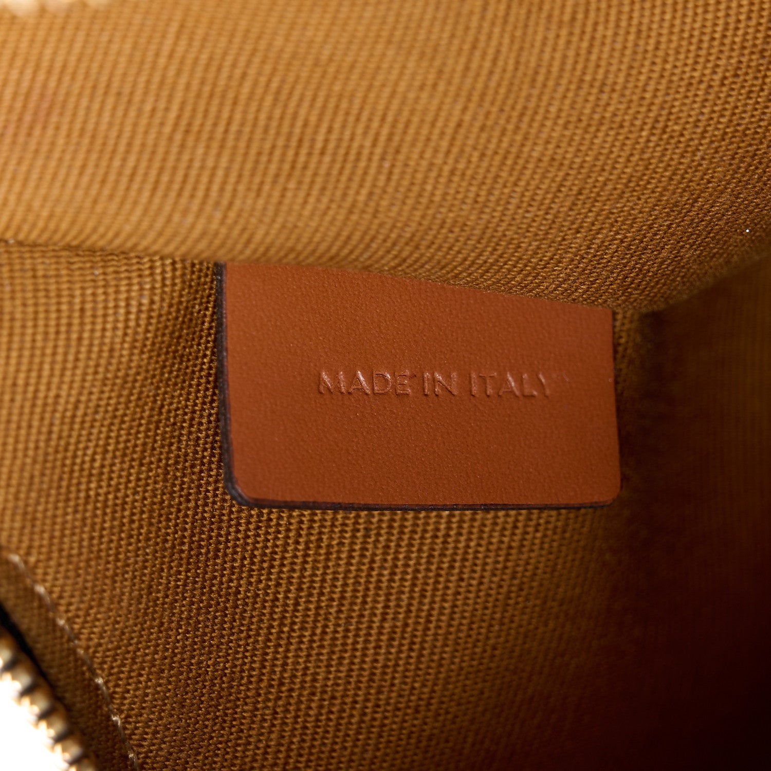 Celine Triomphe Canvas XL Calfskin Ava Triomphe Shoulder Bag Tan 7 of 16