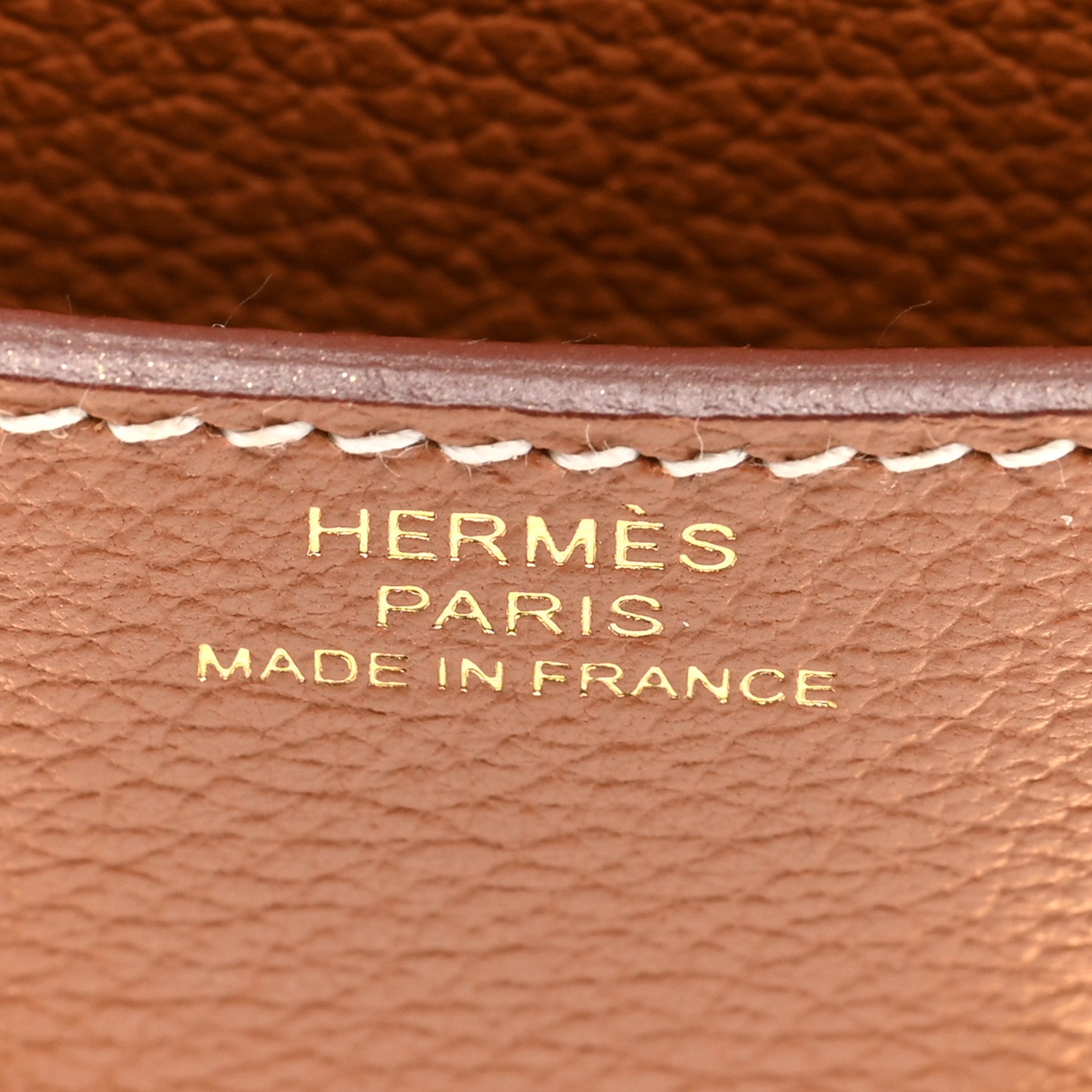 Hermes Evercolor Constance Slim Wallet Gold 7 of 9