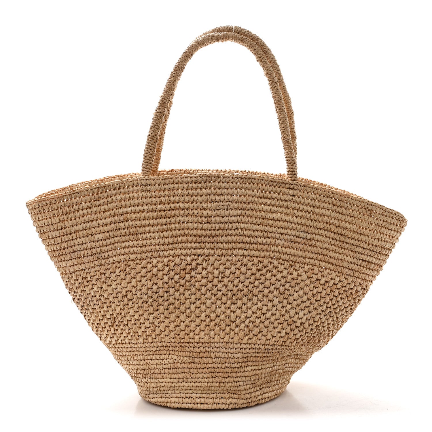 【値下げ】THE ROW カゴバッグ Emilie ラフィアバッグ　美品 The Row Raffia Emilie Tote Bag Natural 1767150 – FASHIONPHILE