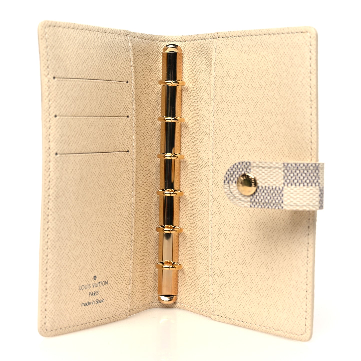 Damier Azur Small Ring Agenda Cover