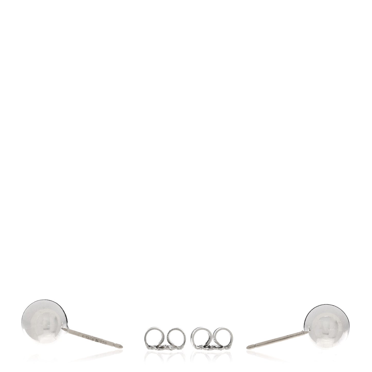 Sterling Silver 8mm HardWear Ball Earrings