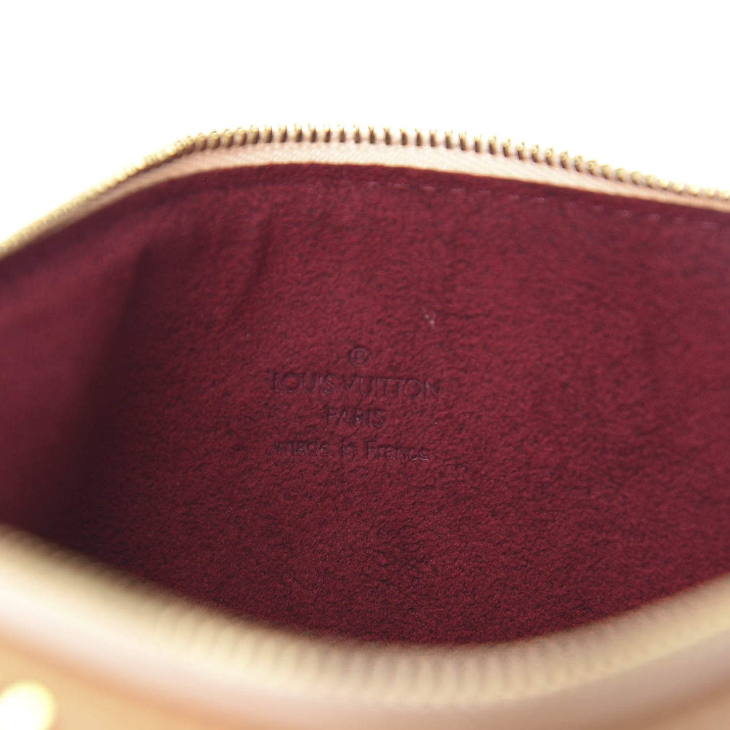 Monogram Multicolor Pochette Accessories White